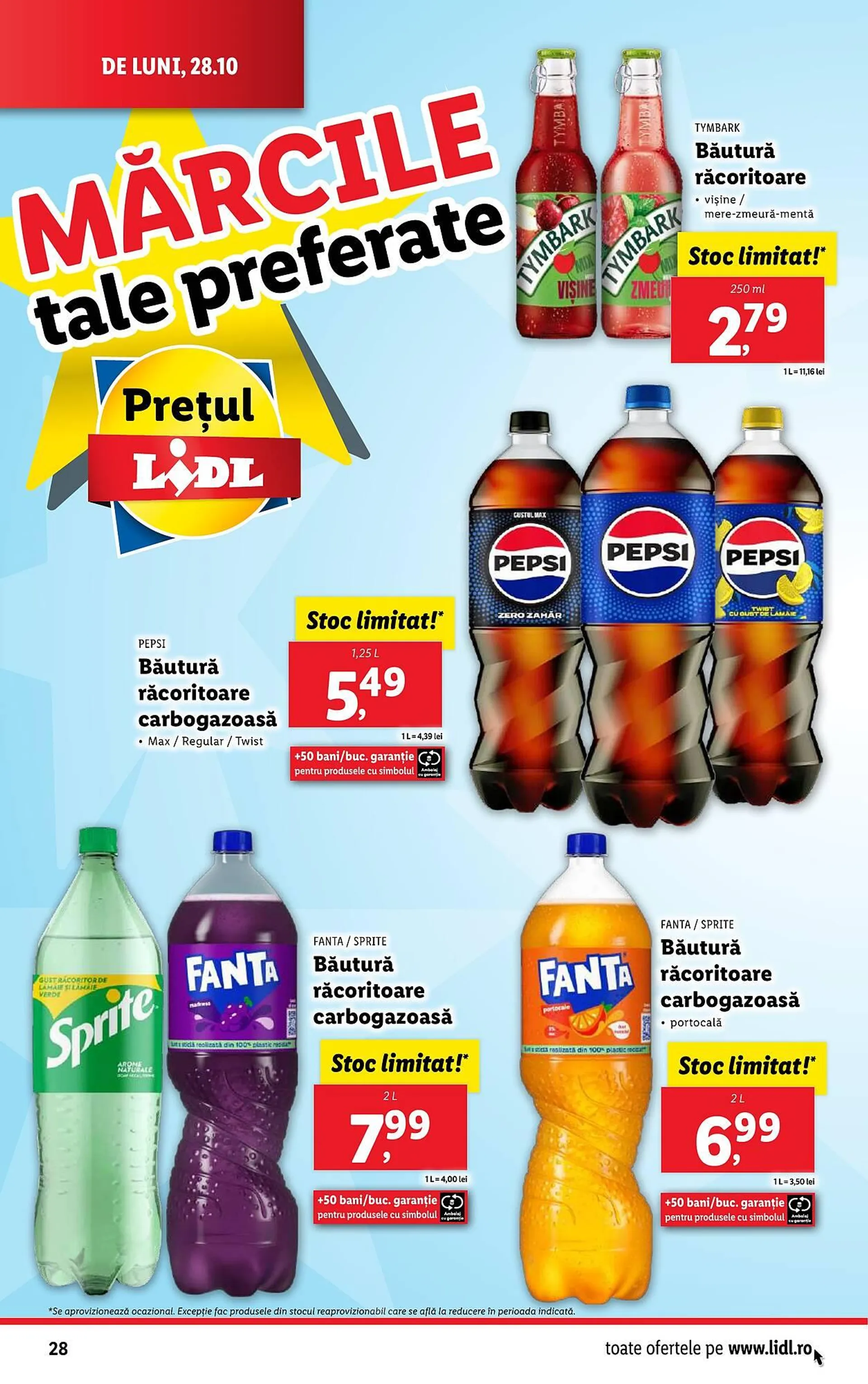 Catalog Catalog Lidl de la 28 octombrie până la 3 noiembrie 2024 - Revista Pagina 28