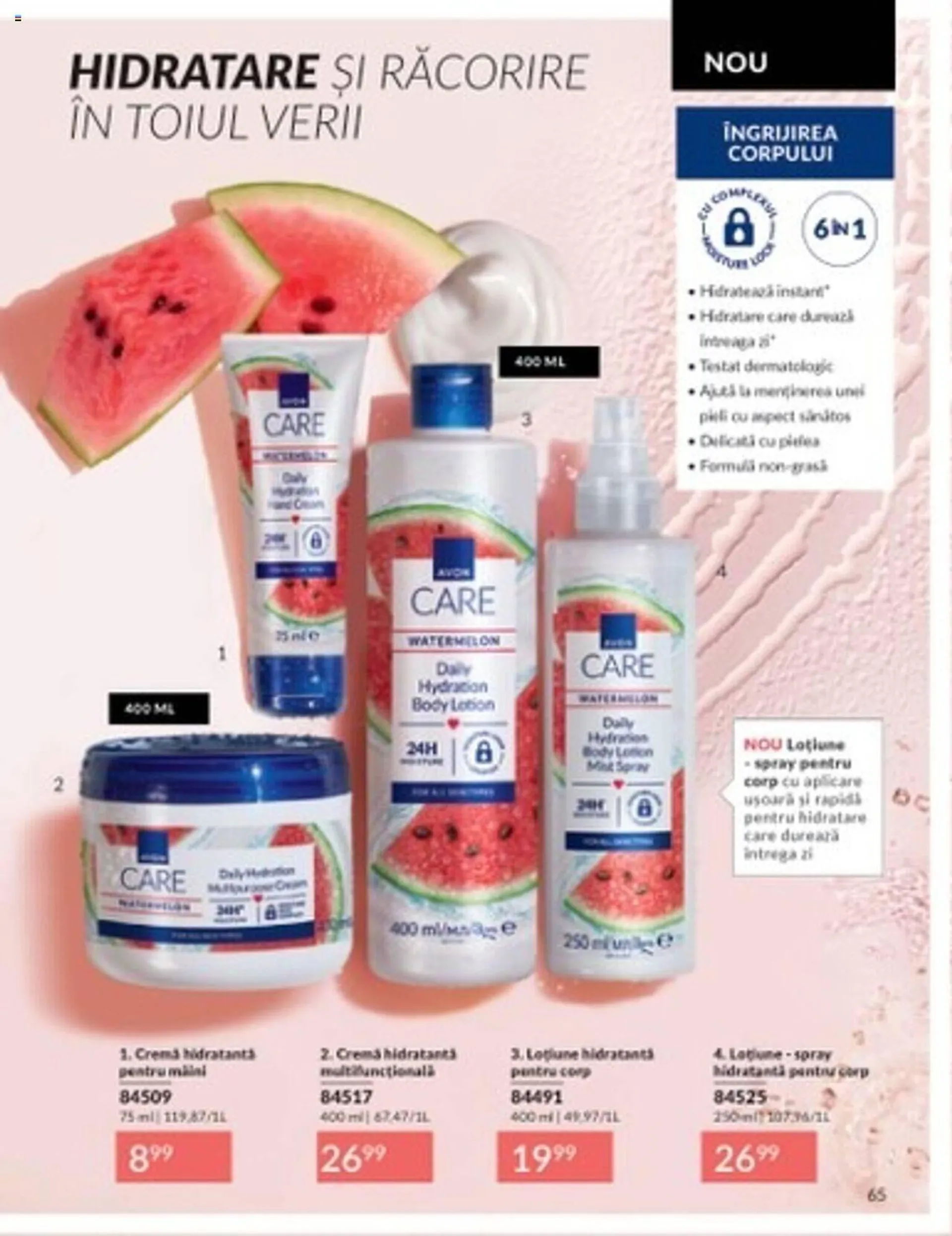 Catalog Avon catalog de la 1 iulie până la 31 iulie 2024 - Revista Pagina 65