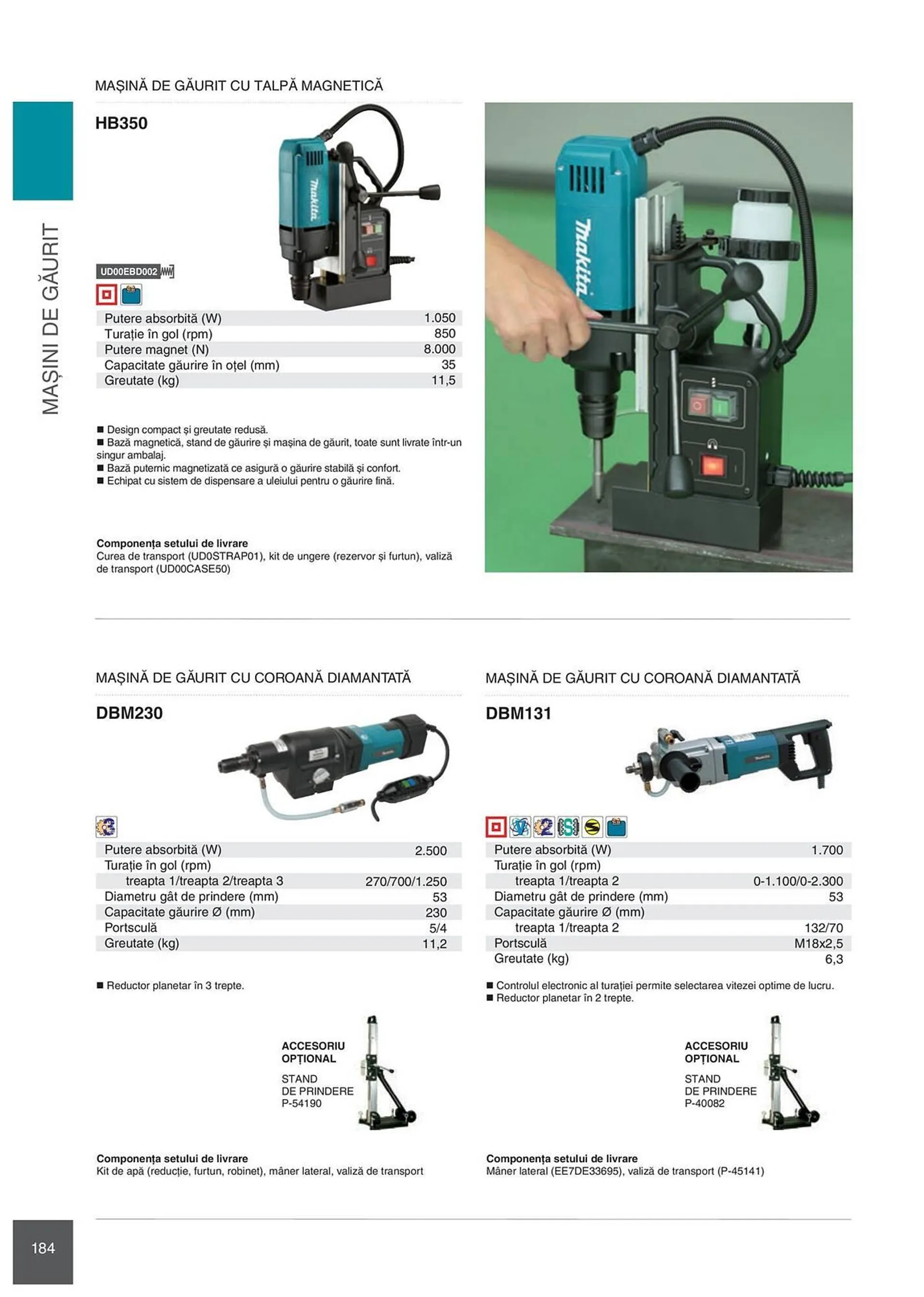 Catalog Сatalog Makita de la 6 februarie până la 31 decembrie 2024 - Revista Pagina 184