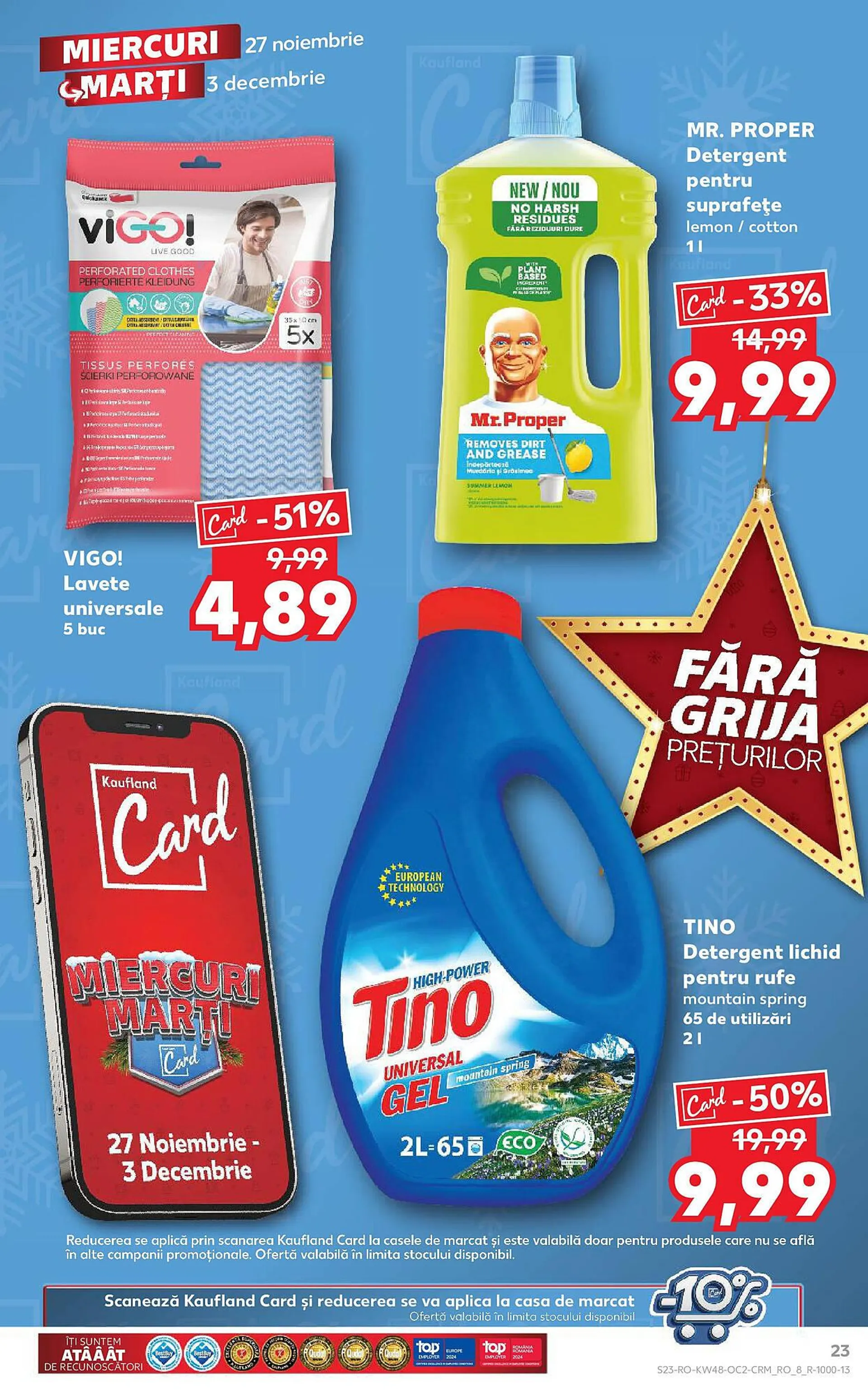 Catalog Catalog Kaufland de la 26 noiembrie până la 1 decembrie 2024 - Revista Pagina 23