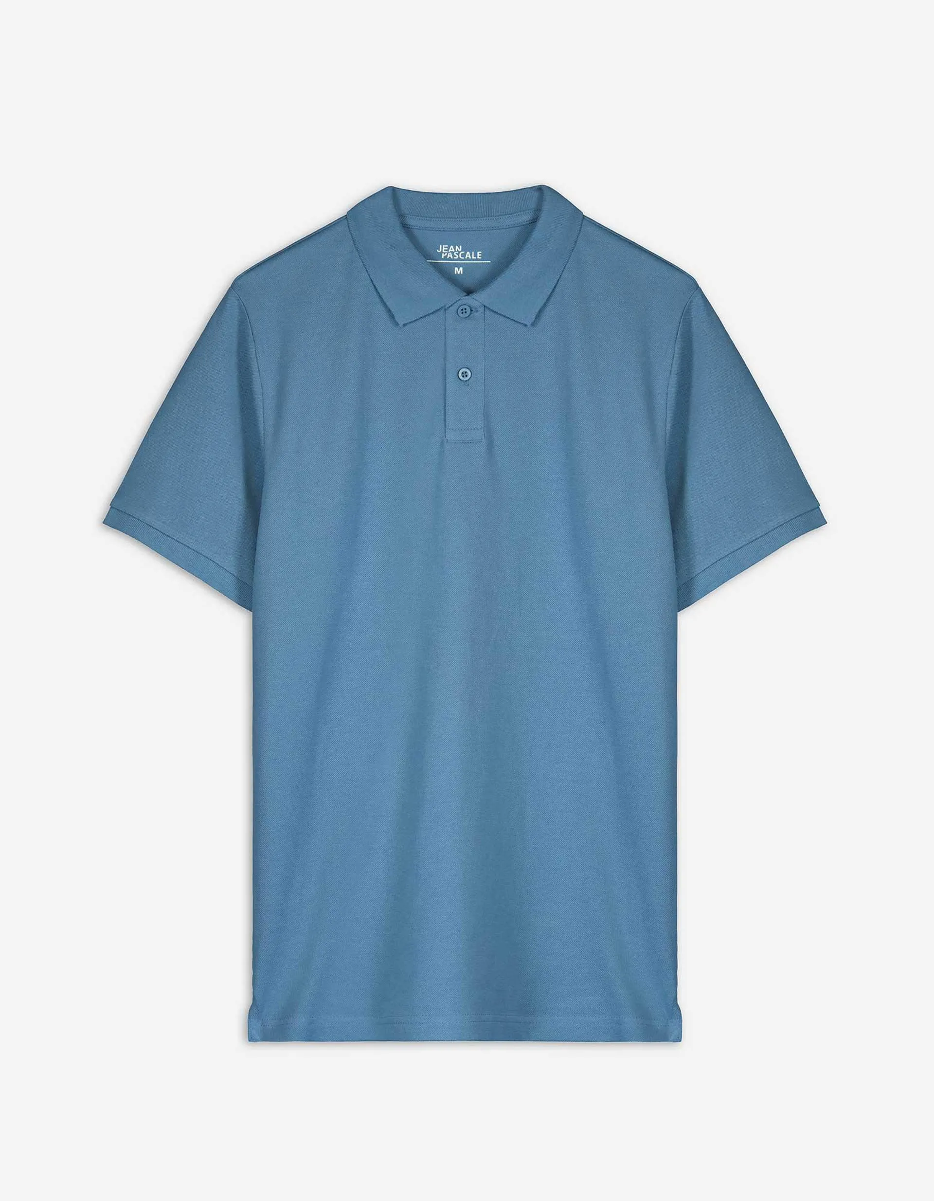 Tricou polo - Închidere cu nasturi - Turcoaz