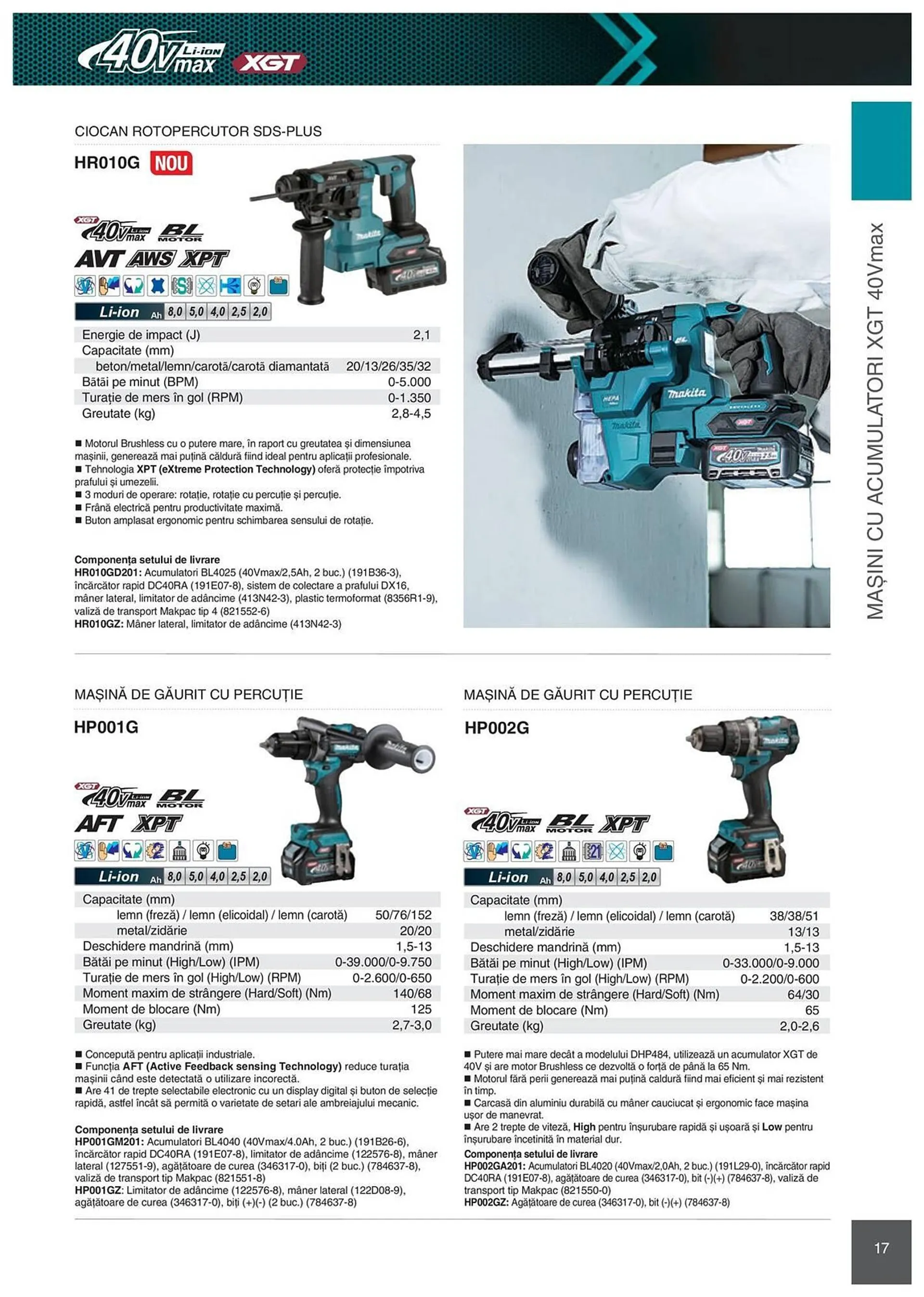 Catalog Сatalog Makita de la 6 februarie până la 31 decembrie 2024 - Revista Pagina 17