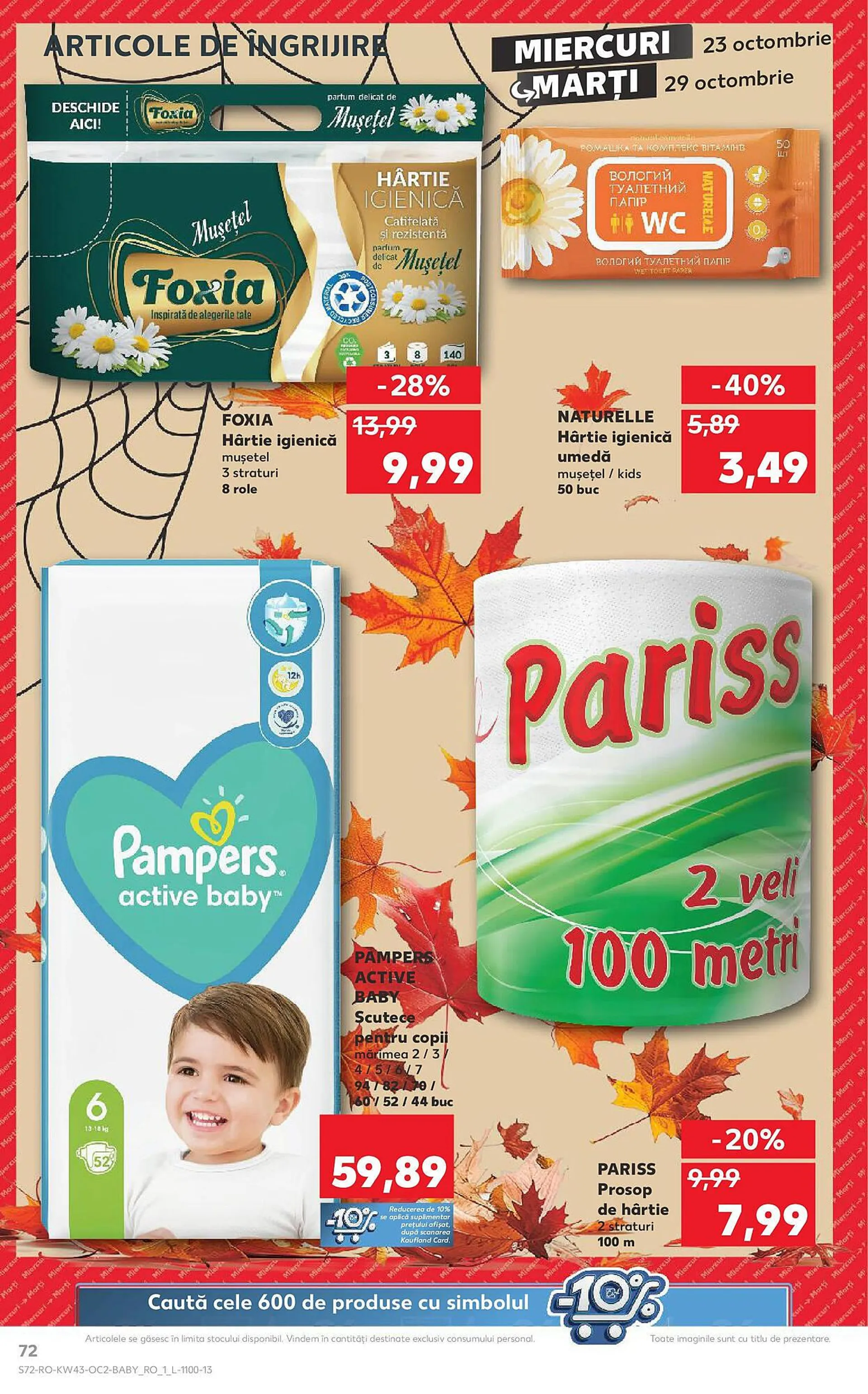 Catalog Catalog Kaufland de la 23 octombrie până la 29 octombrie 2024 - Revista Pagina 72