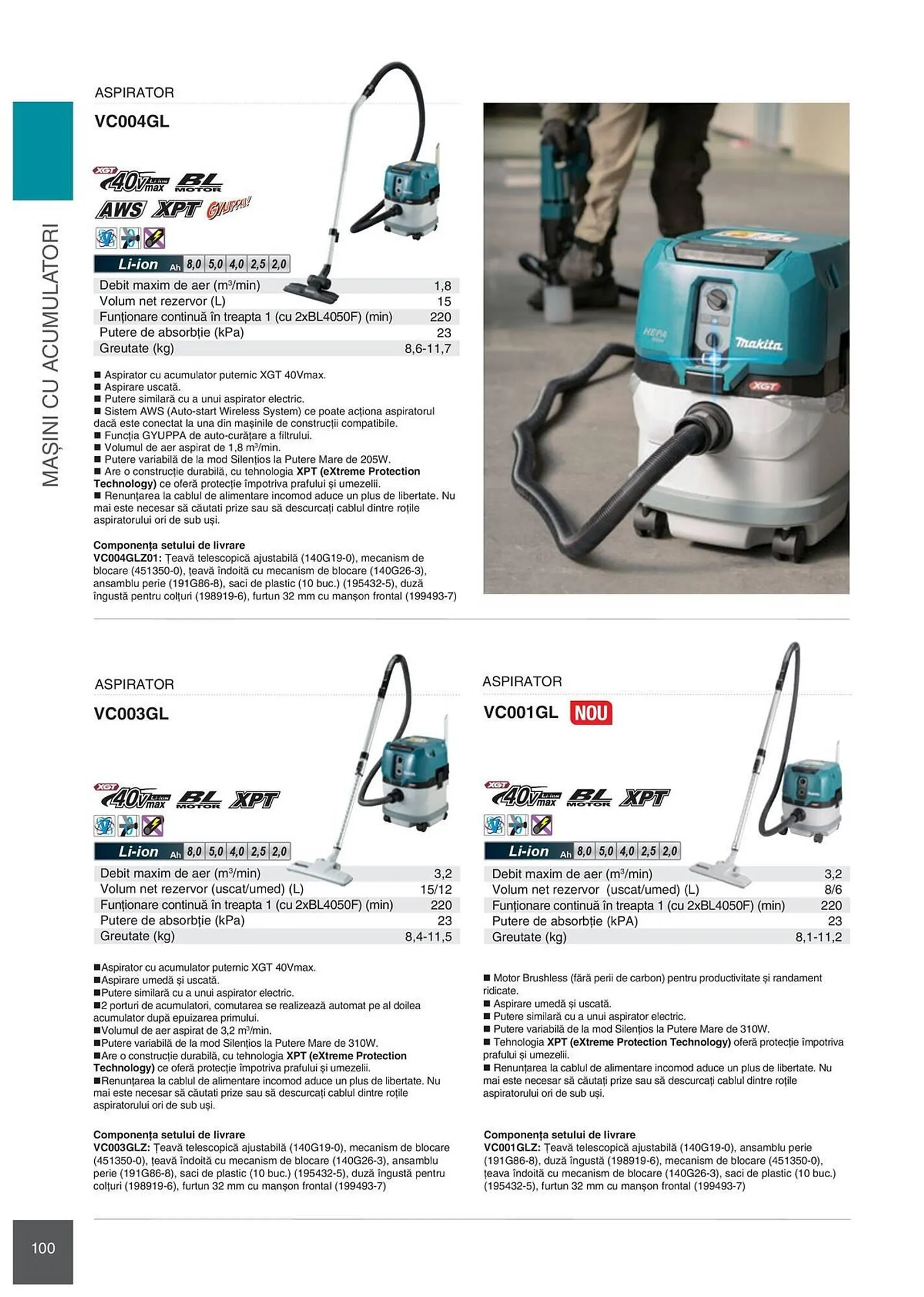 Catalog Сatalog Makita de la 6 februarie până la 31 decembrie 2024 - Revista Pagina 100