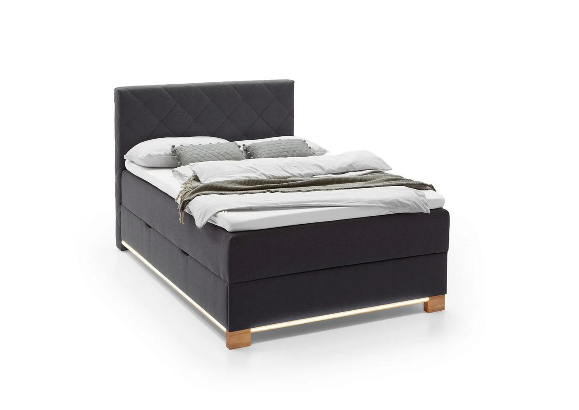 BOXSPRING 140/200 cm antracit