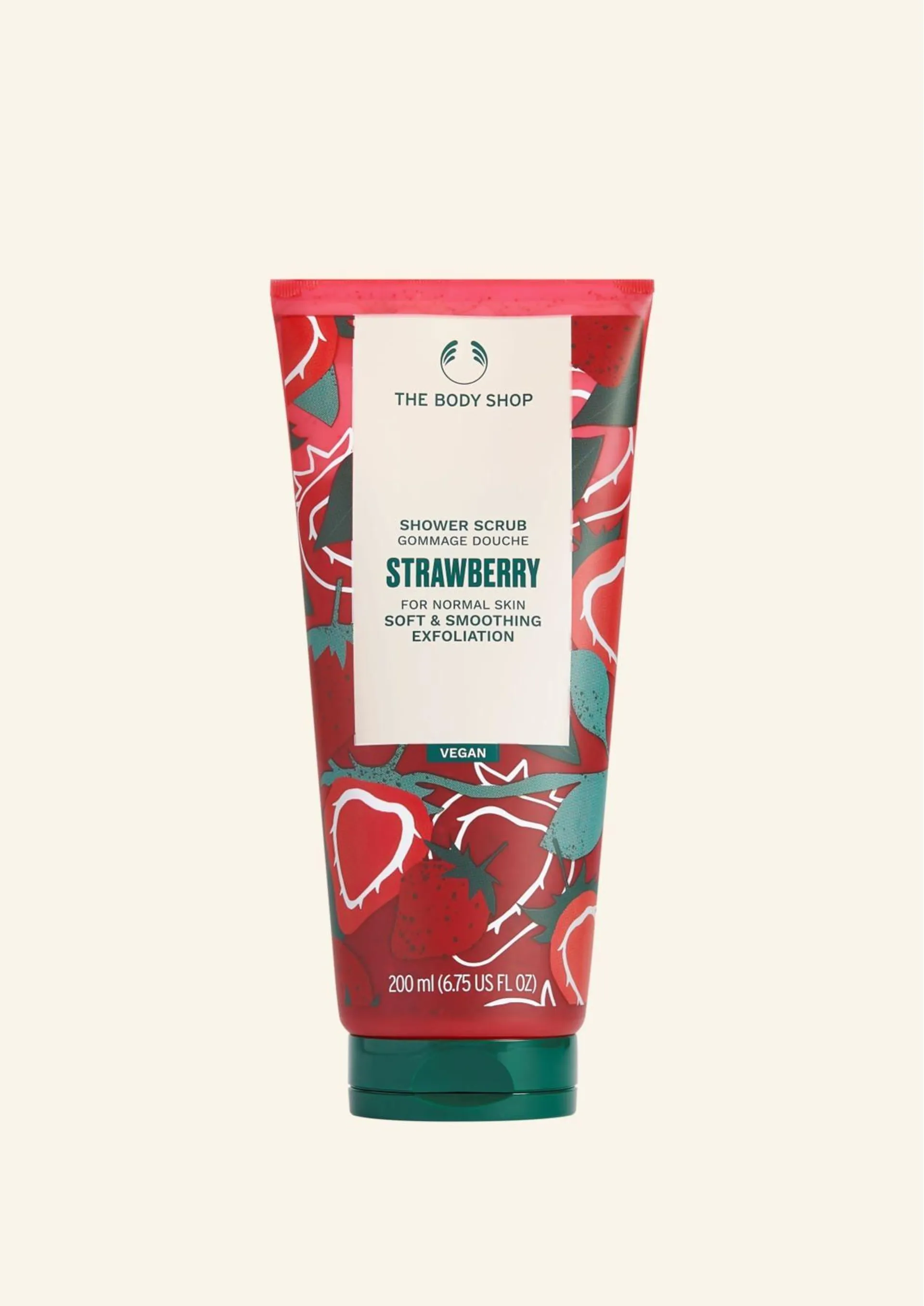 Gel exfoliant pentru corp Strawberry 200 ml