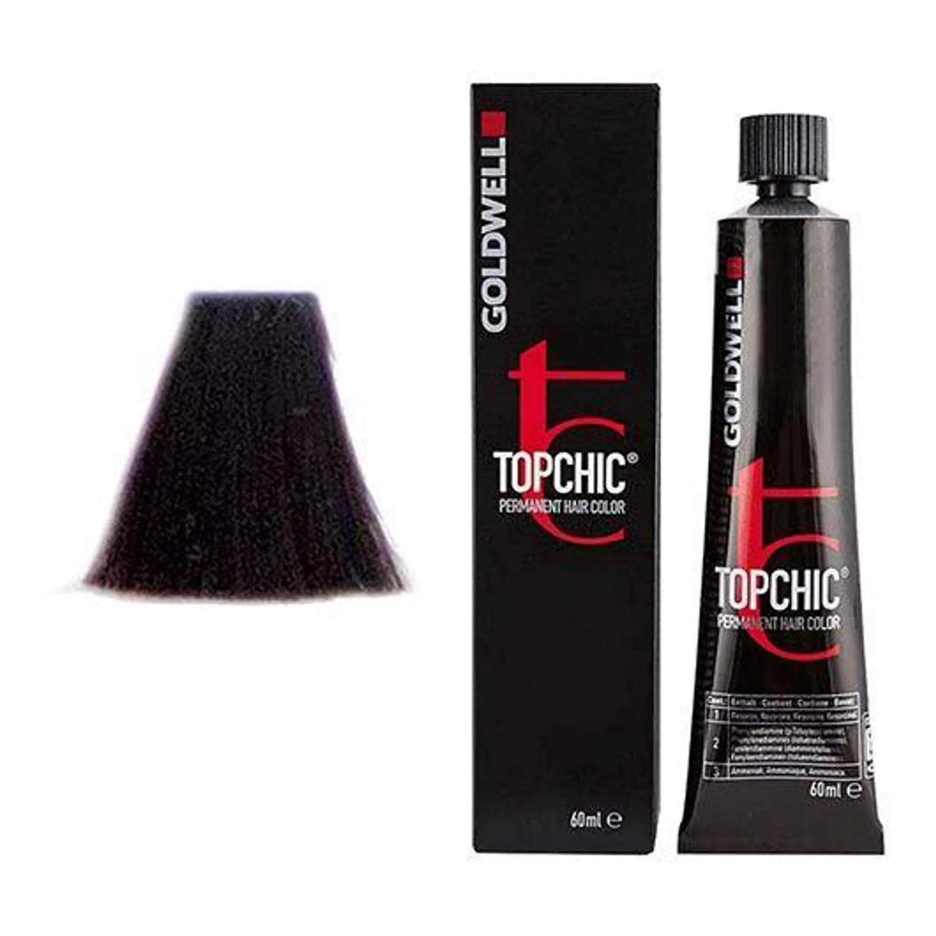 Vopsea de par permanenta Goldwell Topchic 6NN Blond Inchis Extra 60ml