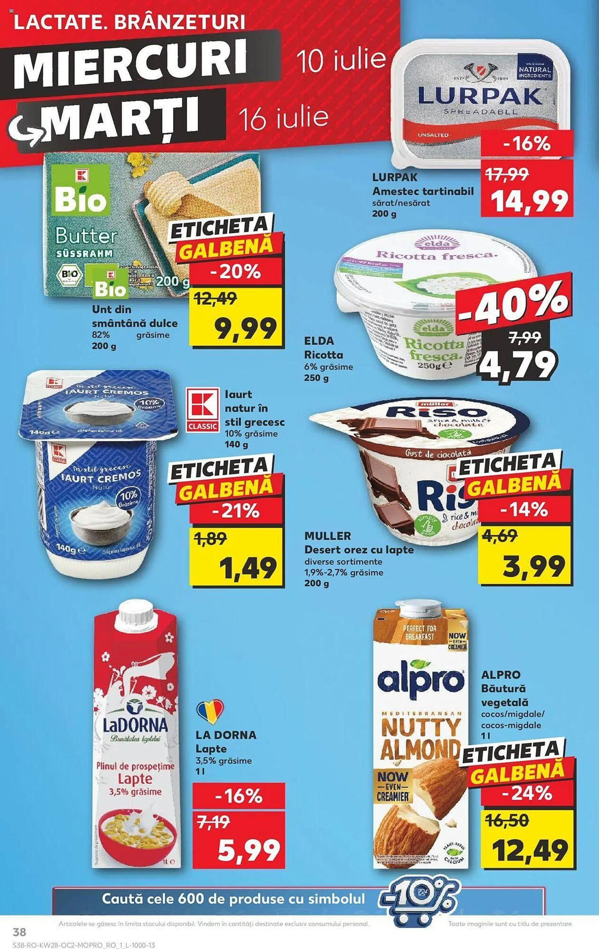 Catalog Kaufland catalog de la 10 iulie până la 16 iulie 2024 - Revista Pagina 38