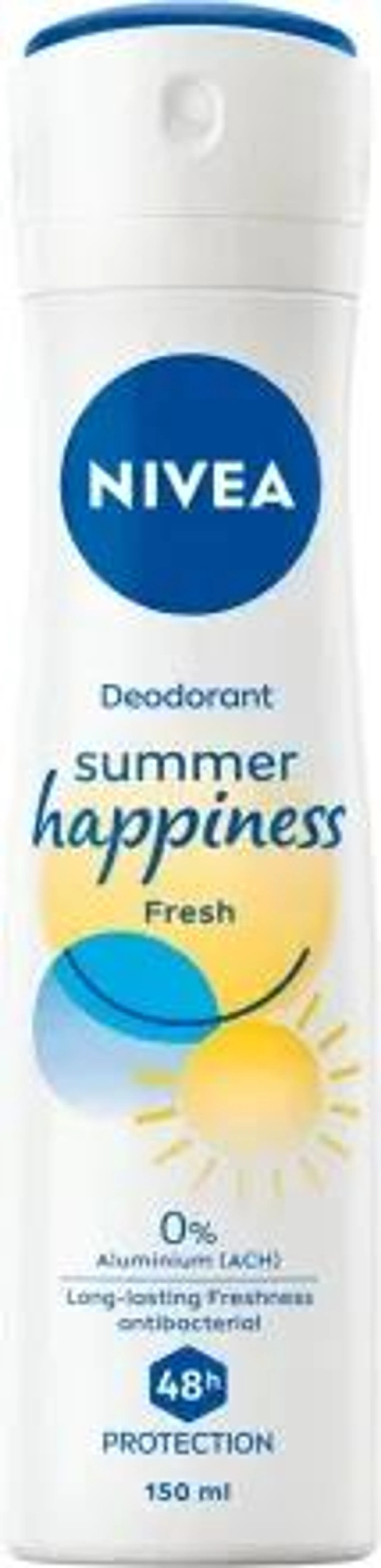 Deodorant spray Nivea Summer Happiess, 150 ml