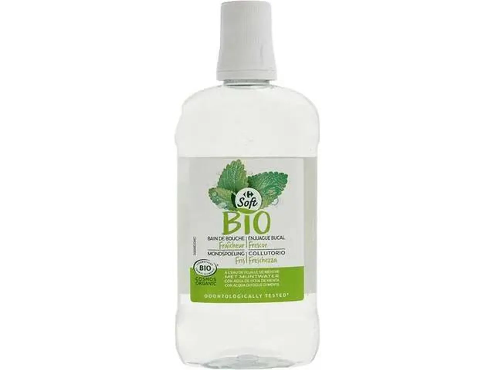 Apa de gura Carrefour Soft Bio 0% Alcool 500ml