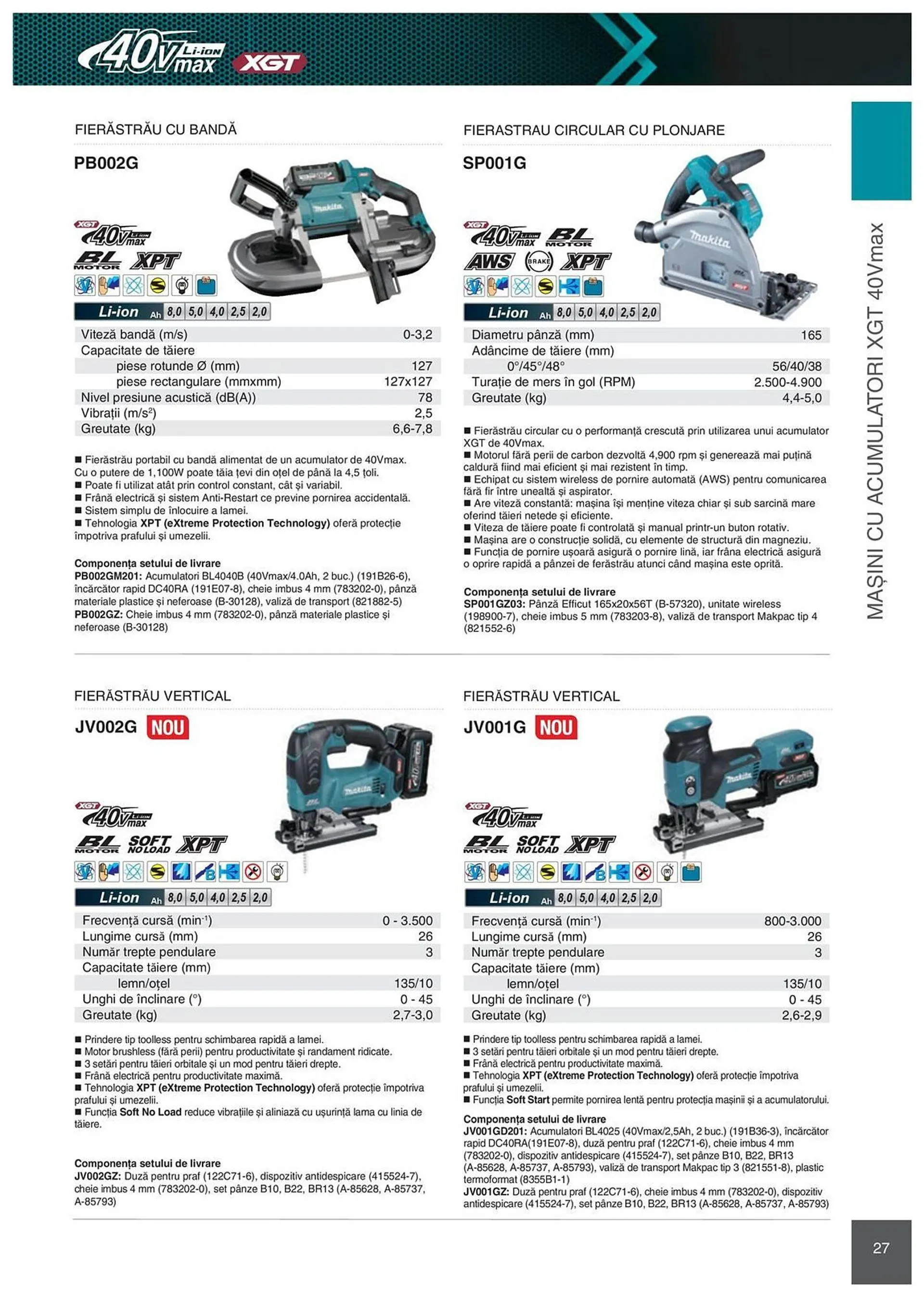 Catalog Сatalog Makita de la 6 februarie până la 31 decembrie 2024 - Revista Pagina 27