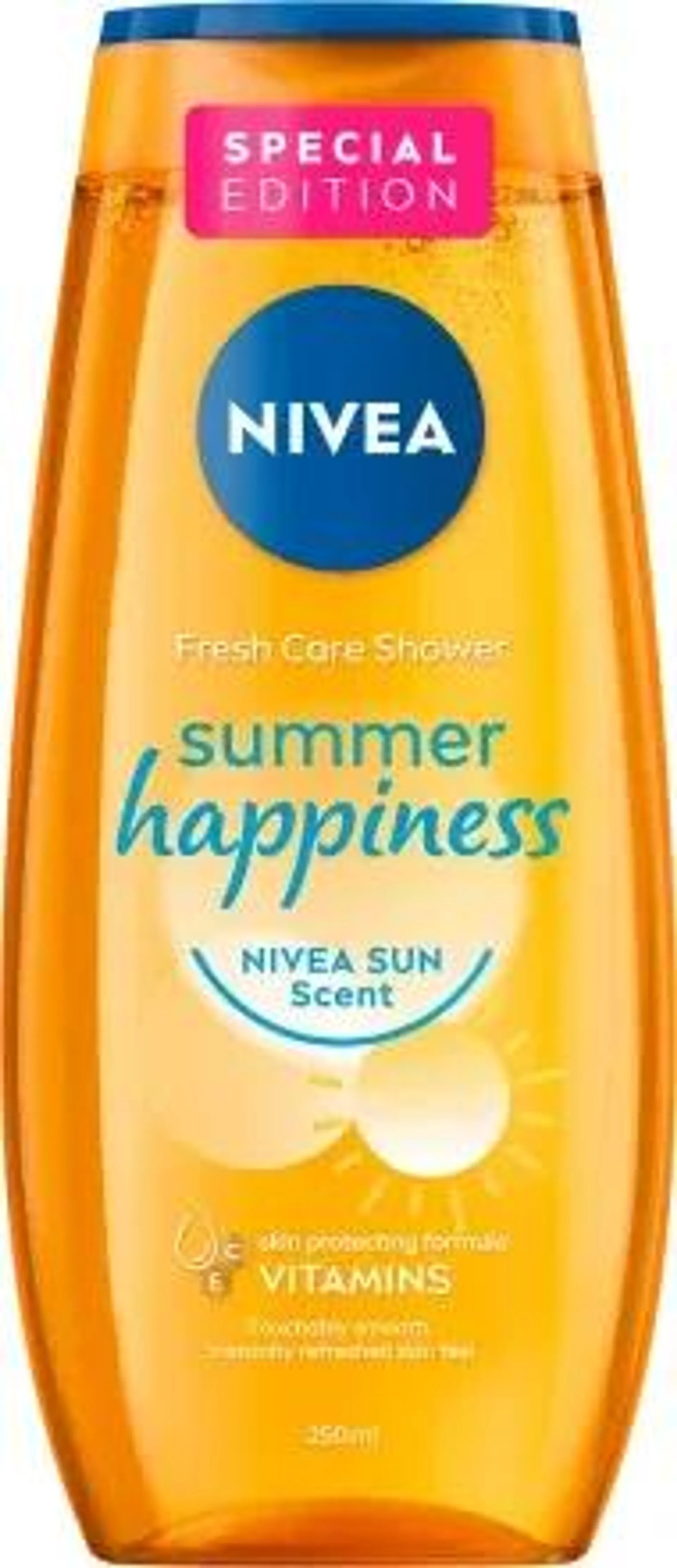 Gel de dus Nivea Summer Happiness, 250 ml