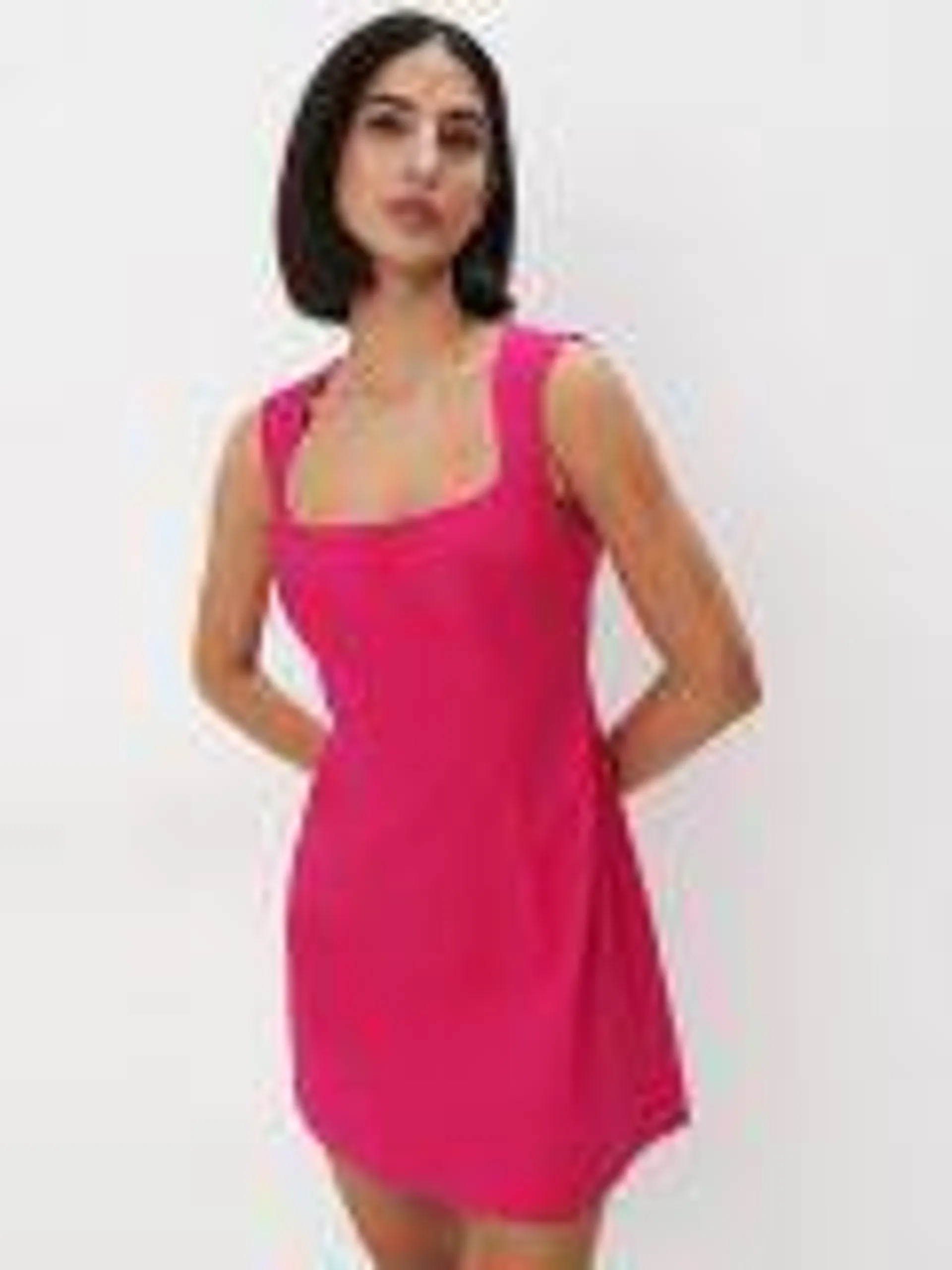 Rochie mini din bumbac