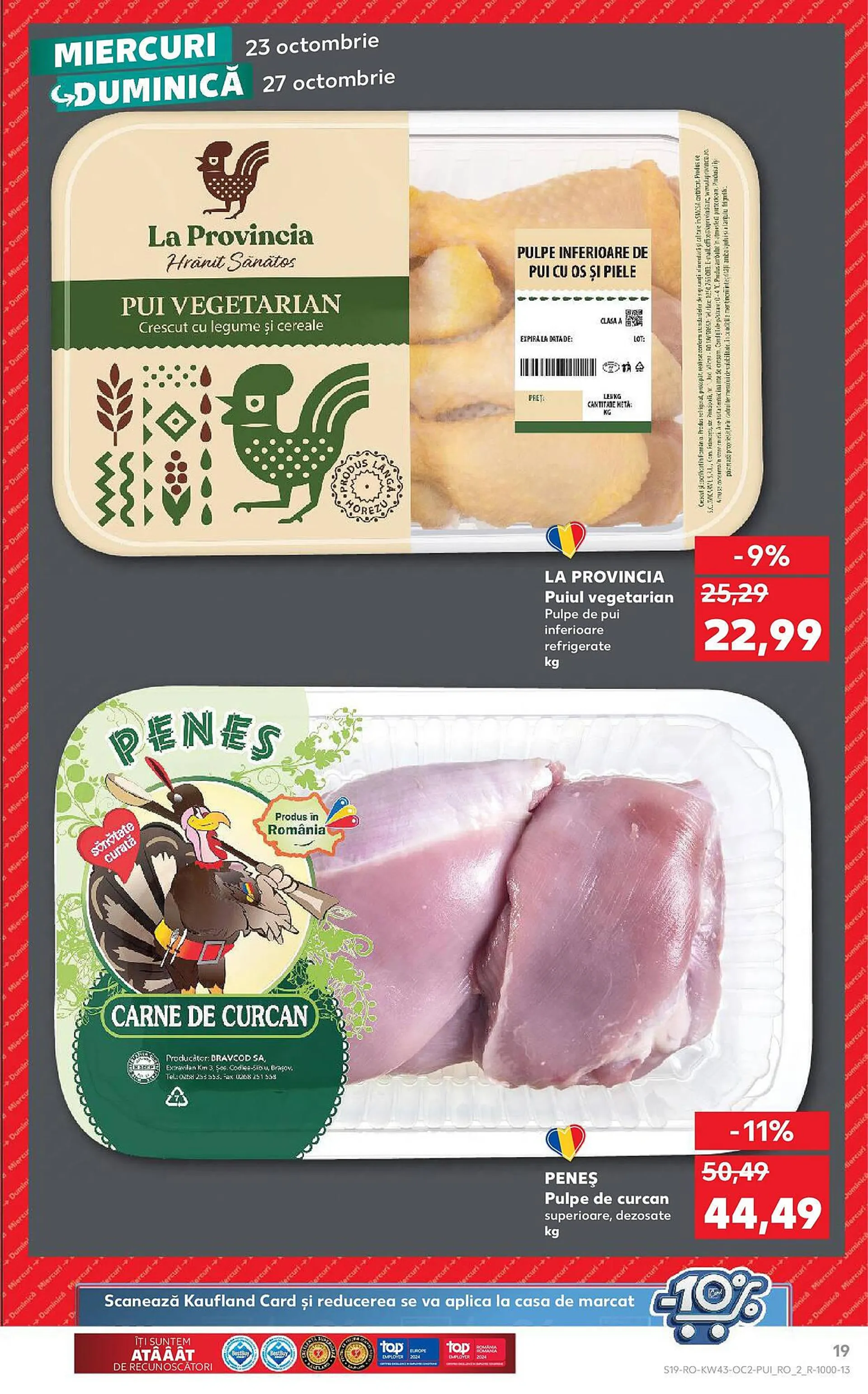 Catalog Catalog Kaufland de la 23 octombrie până la 29 octombrie 2024 - Revista Pagina 19