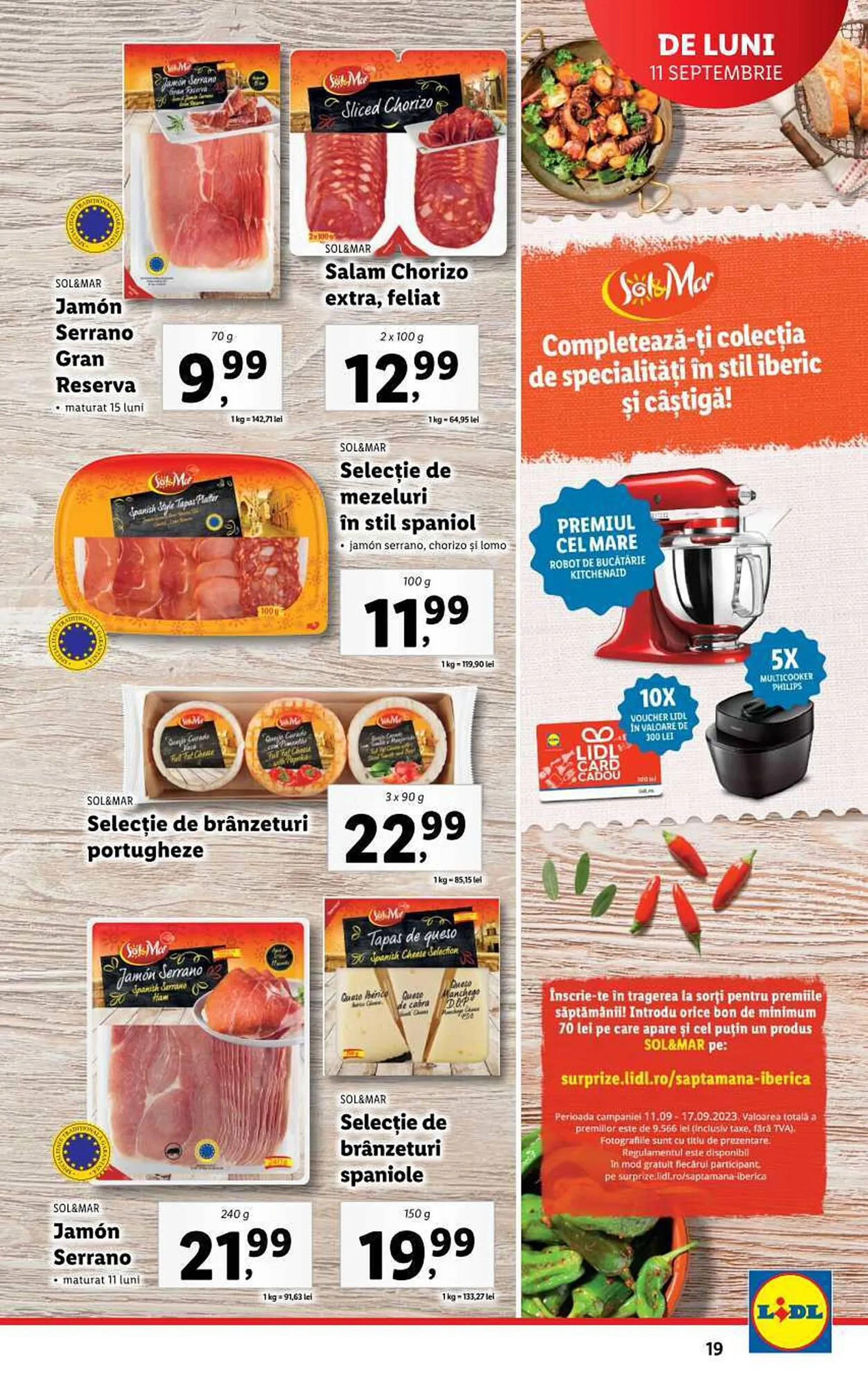 Catalog Lidl catalog de la 11 septembrie până la 17 septembrie 2023 - Revista Pagina 19