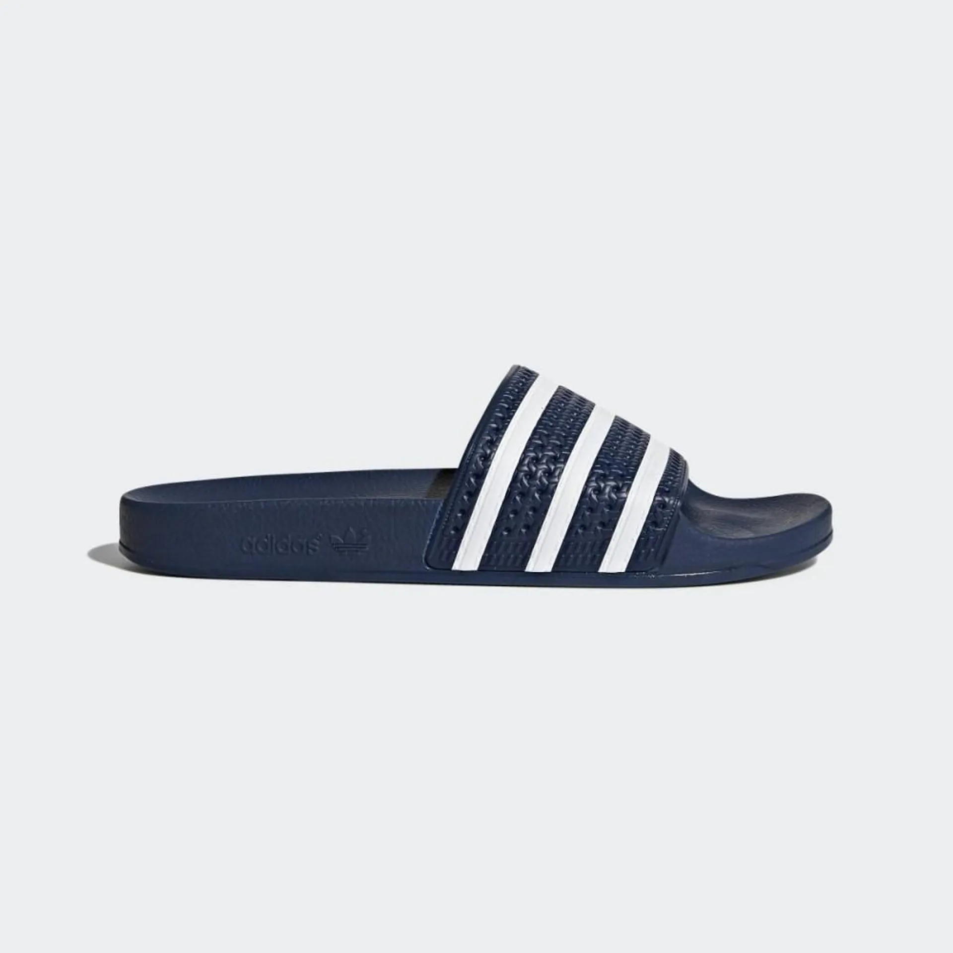 Adidasi Originals Barbati Adidas adilette Slides Albastri/Albi/Albastri