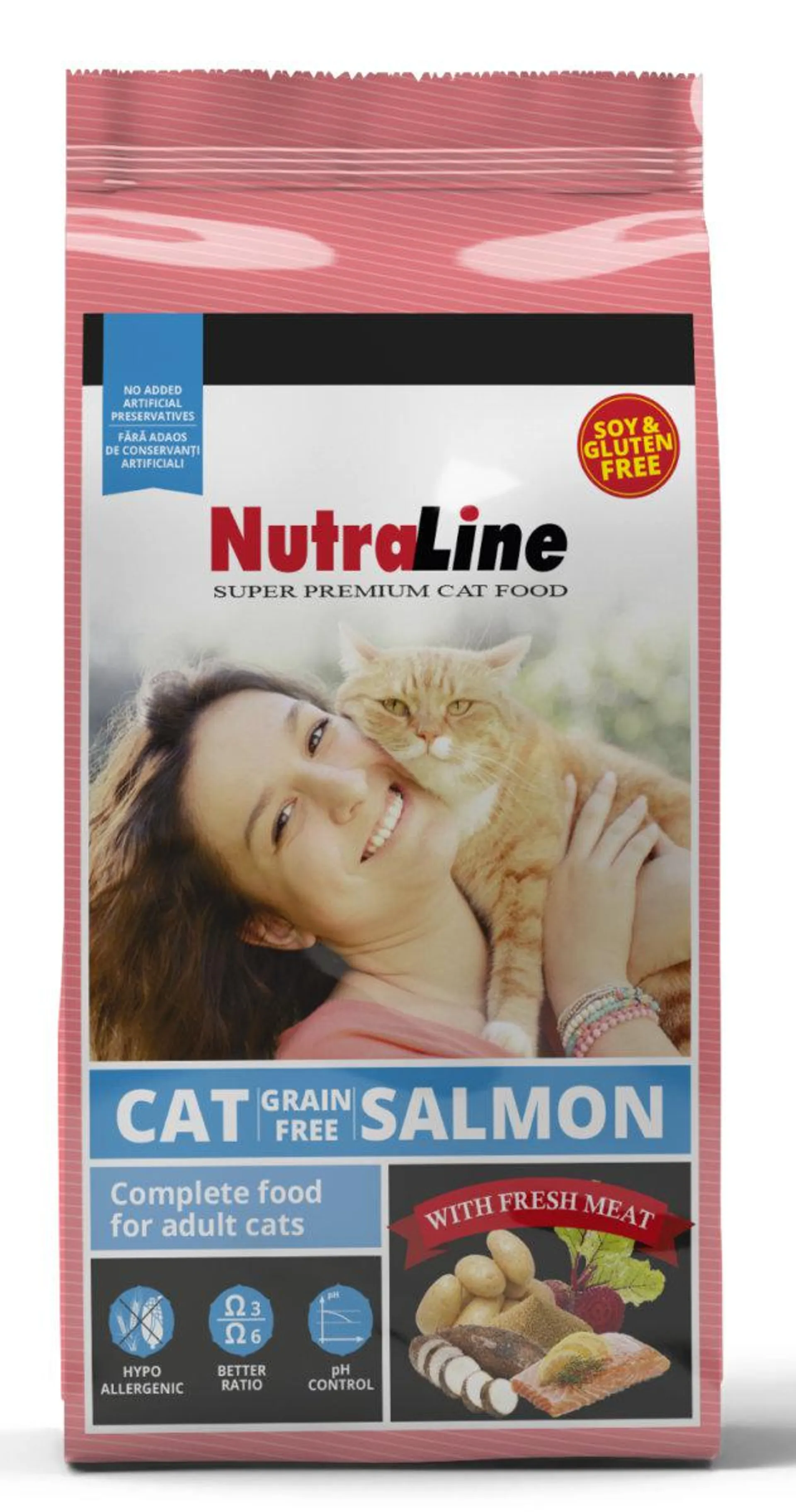 Nutraline Cat Grain Free Somon 400 g