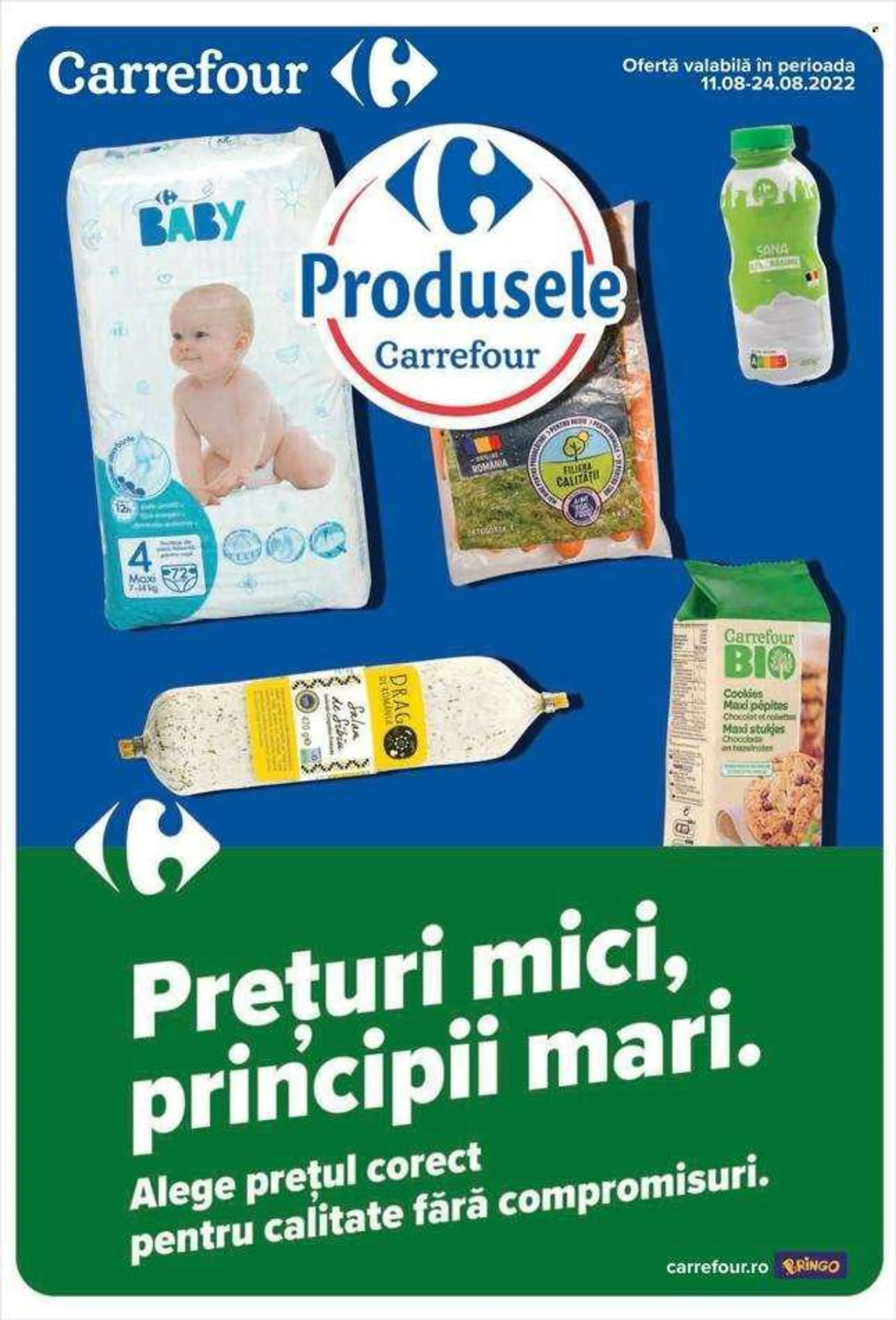 Cataloage Carrefour - 11.08.2022 - 24.08.2022 - Produse în vânzare - Sana, cookies. Pagina 1.