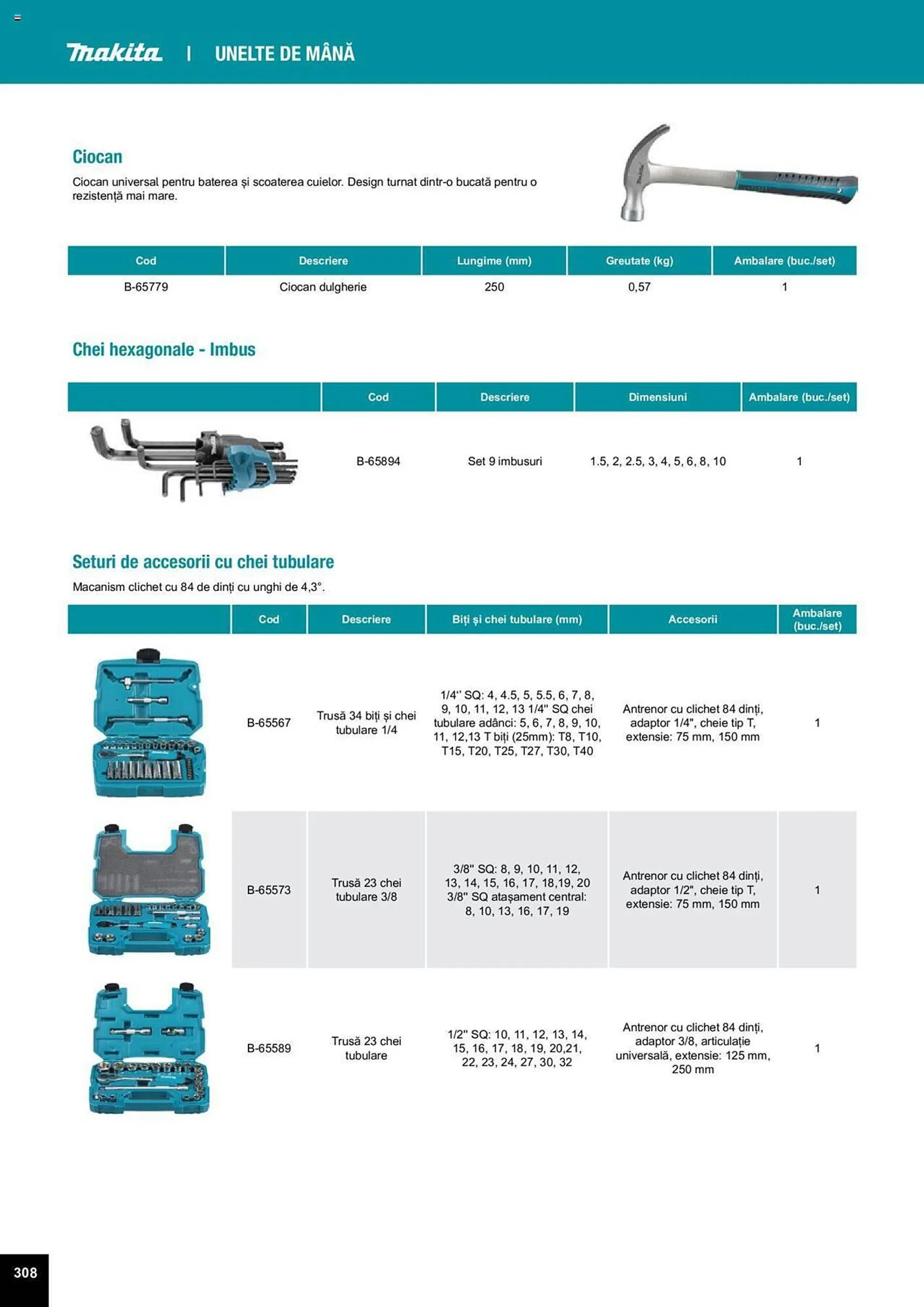 Catalog Сatalog Makita de la 25 martie până la 31 decembrie 2024 - Revista Pagina 622