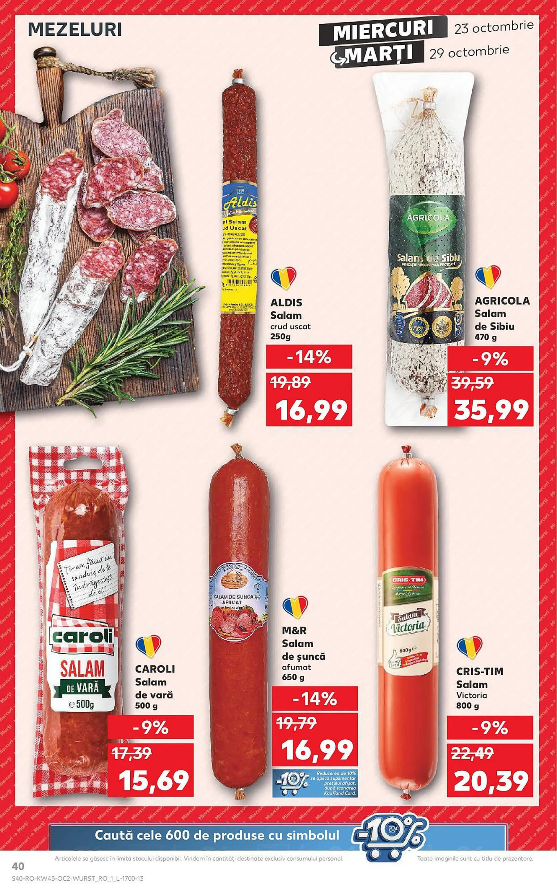 Catalog Catalog Kaufland de la 23 octombrie până la 29 octombrie 2024 - Revista Pagina 40