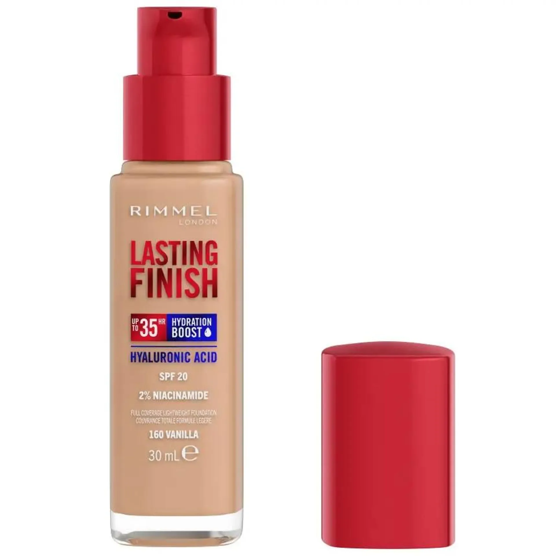 Fond de ten Rimmel Lasting Finish 35H 160 Vanilla, 30 ml