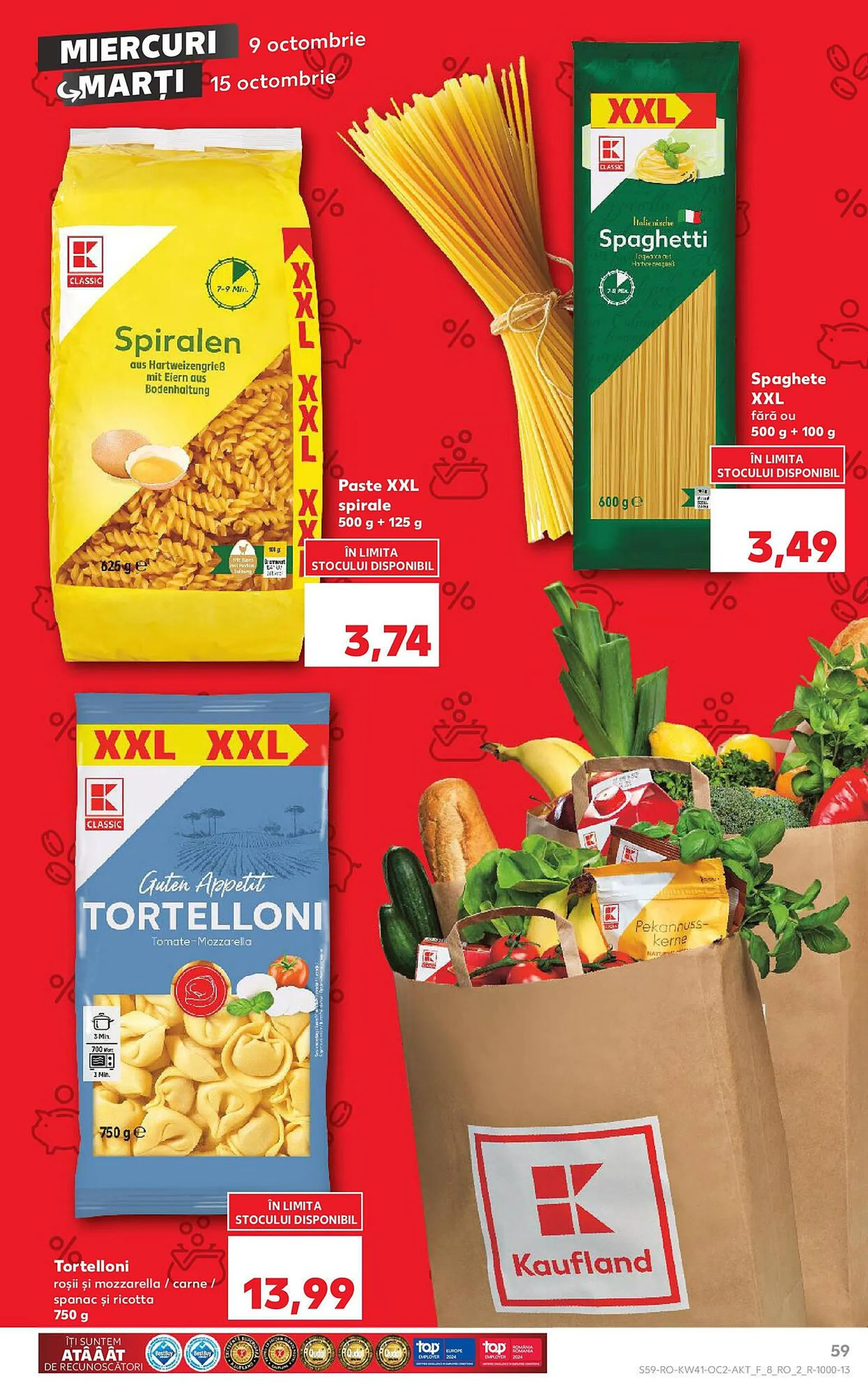 Catalog Catalog Kaufland de la 8 octombrie până la 13 octombrie 2024 - Revista Pagina 59