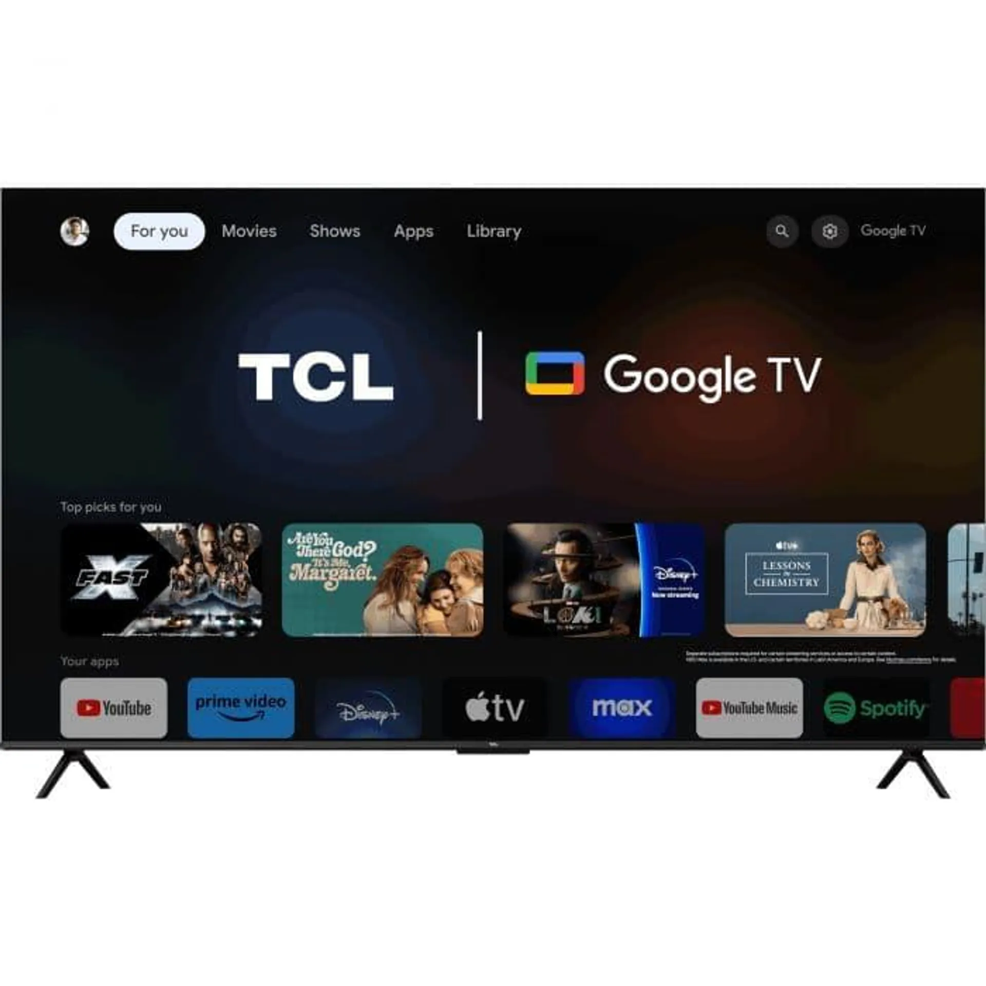 Televizor Smart QLED 4K TCL 85T7B, 216 cm, Smart Google TV