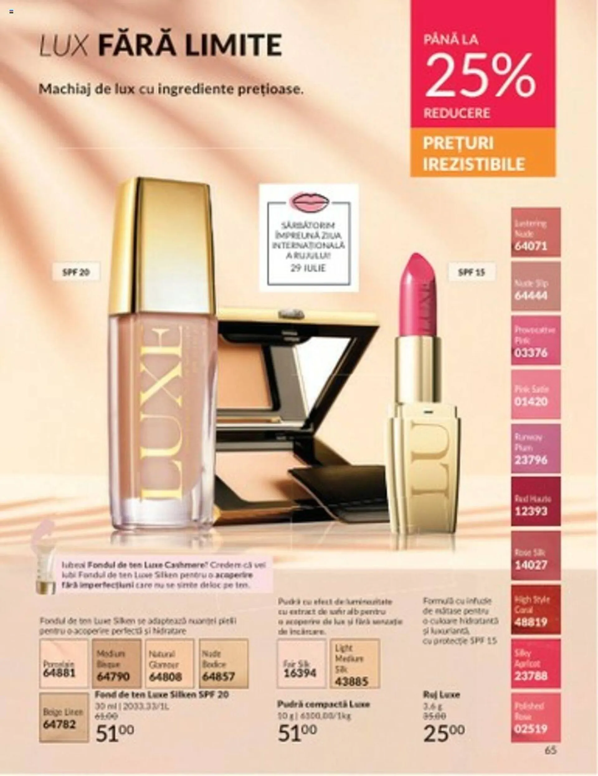 Catalog Avon catalog de la 1 iulie până la 31 iulie 2024 - Revista Pagina 65