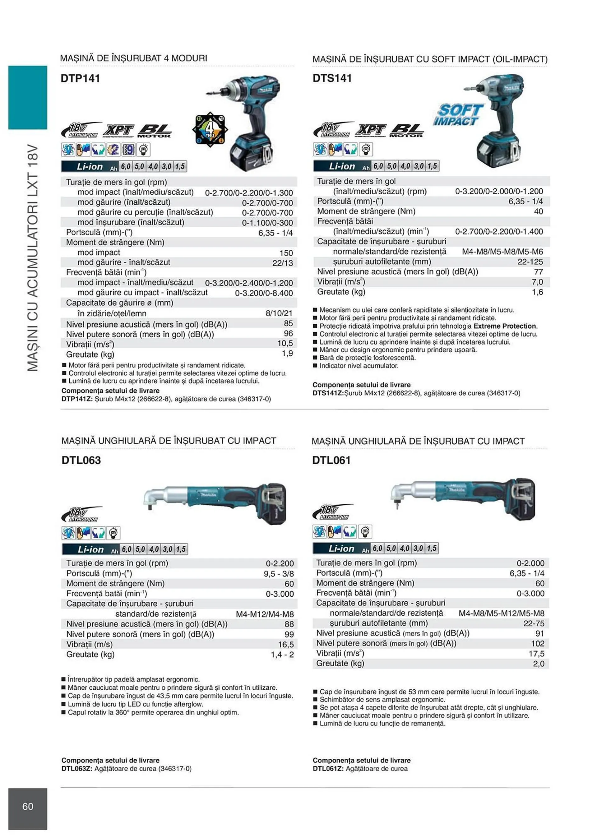 Catalog Сatalog Makita de la 6 februarie până la 31 decembrie 2024 - Revista Pagina 60