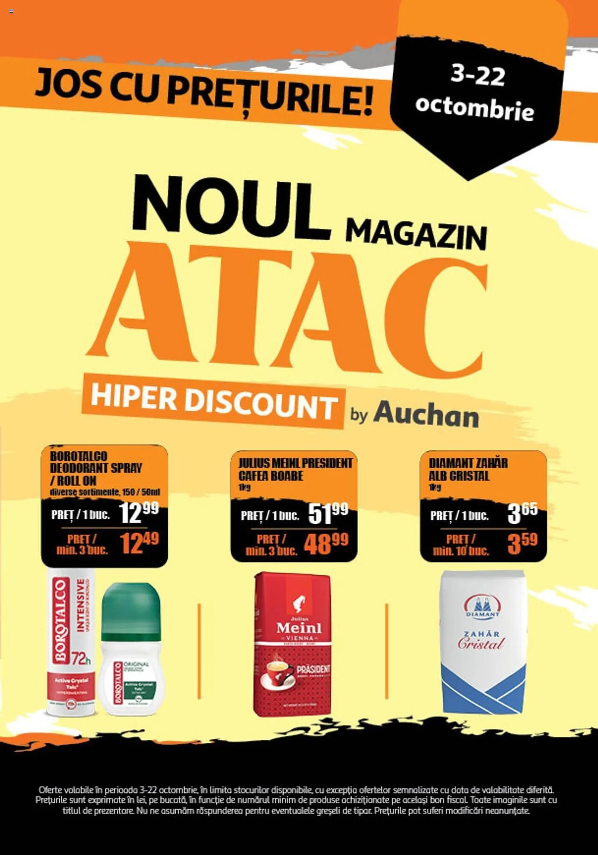 Catalog Catalog Auchan de la 3 octombrie până la 22 octombrie 2024 - Revista Pagina 1