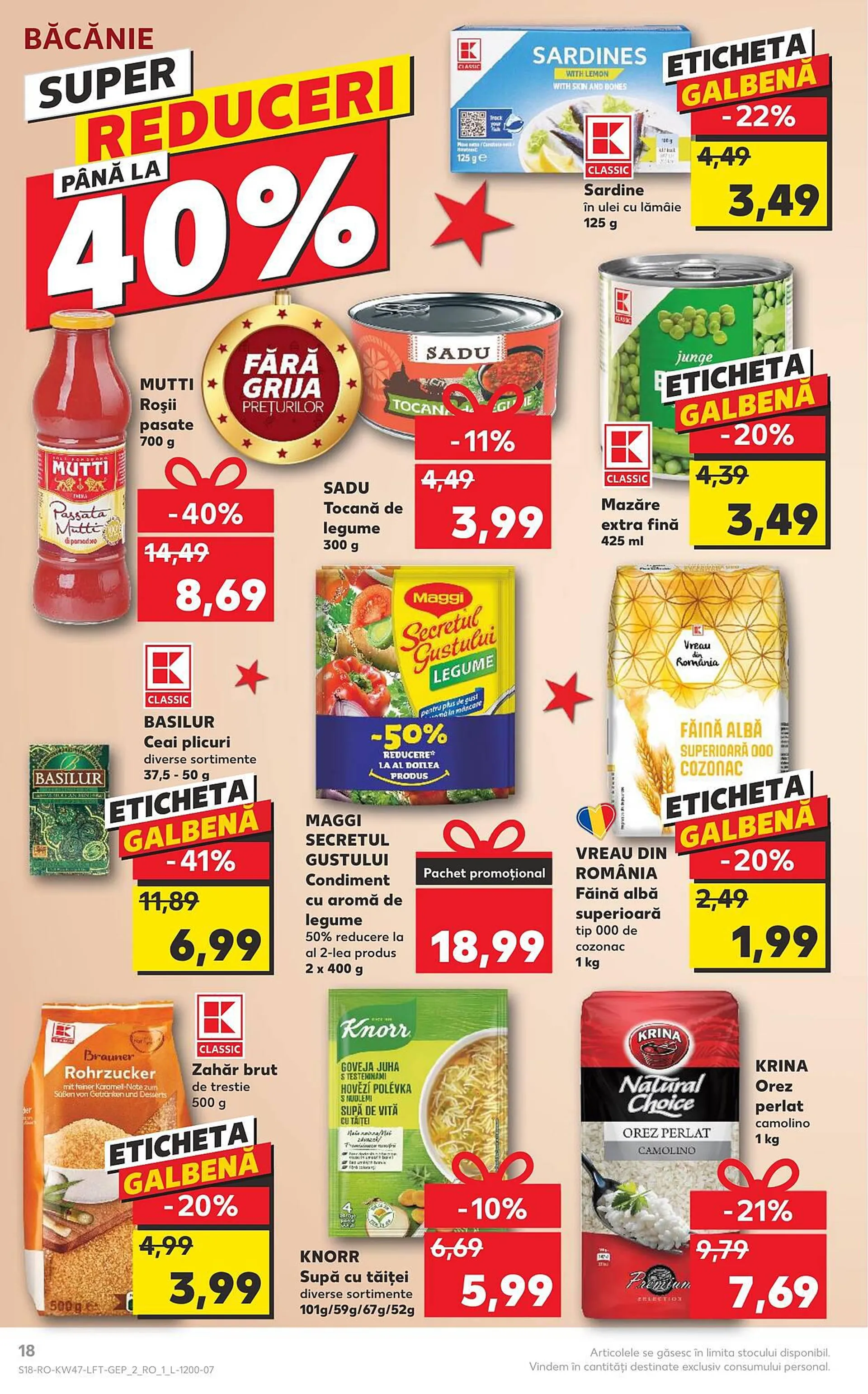 Catalog Kaufland catalog de la 22 noiembrie până la 28 noiembrie 2023 - Revista Pagina 18