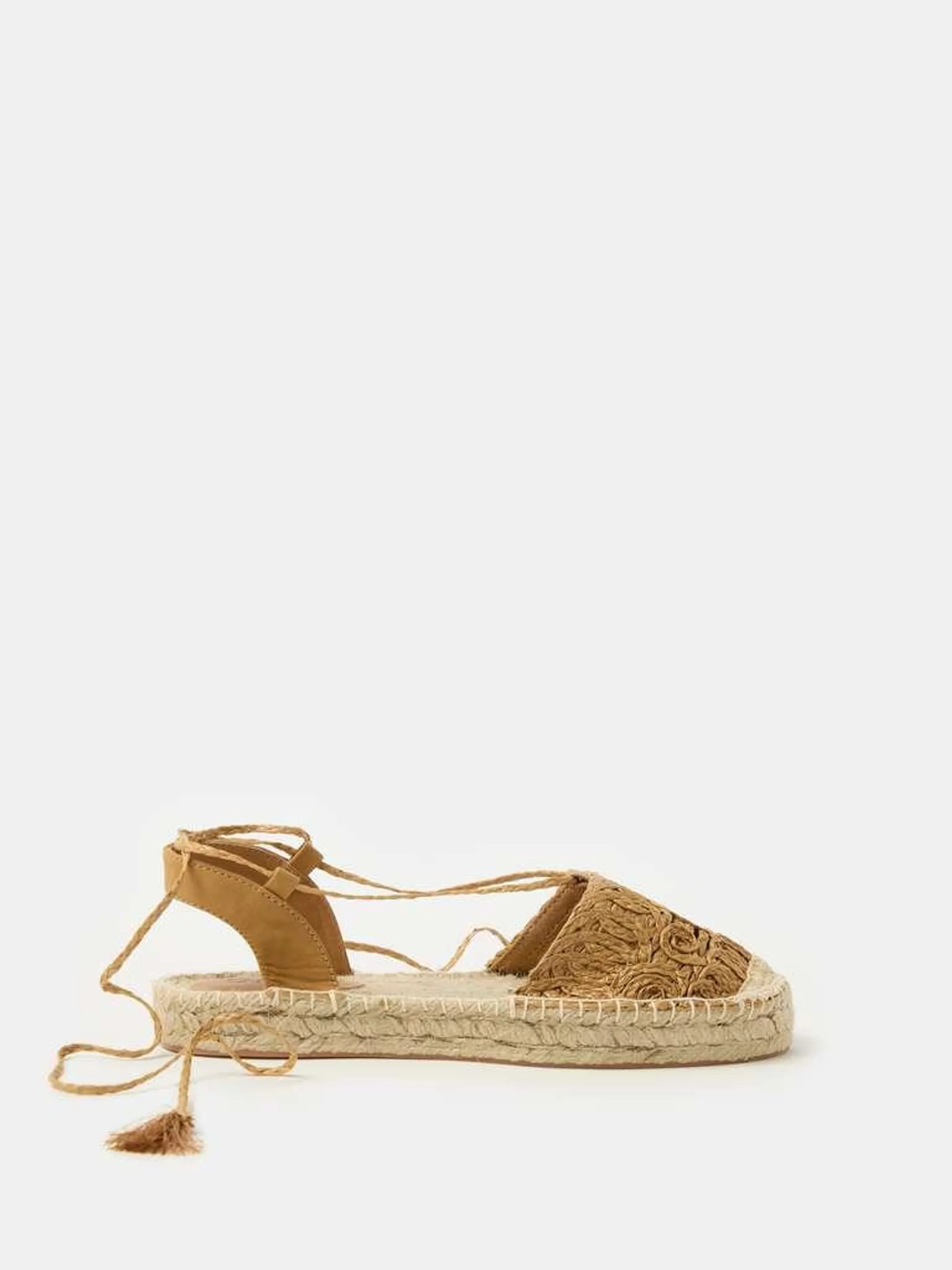 Espadrilles with jute design Beige