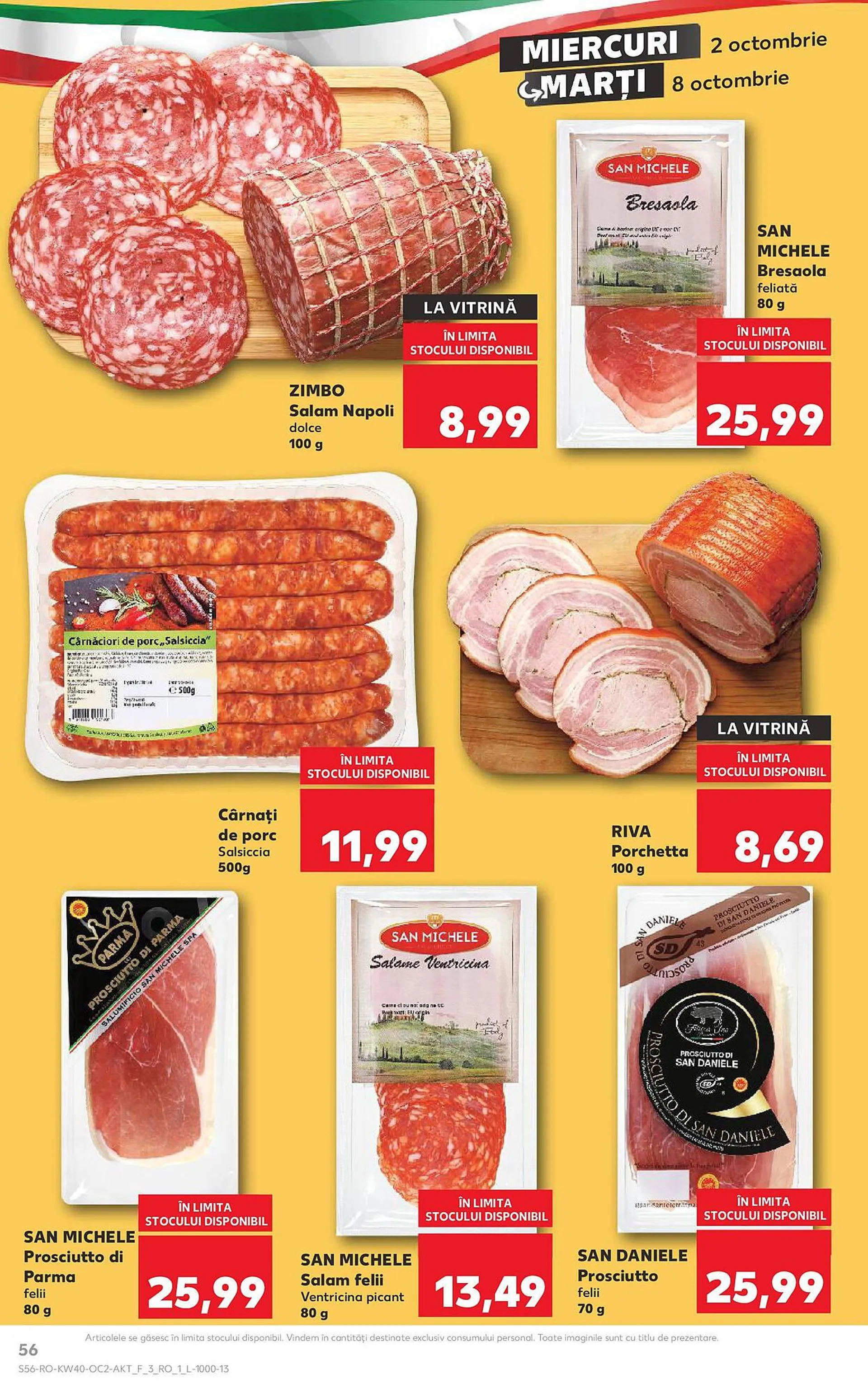 Catalog Catalog Kaufland de la 2 octombrie până la 8 octombrie 2024 - Revista Pagina 56