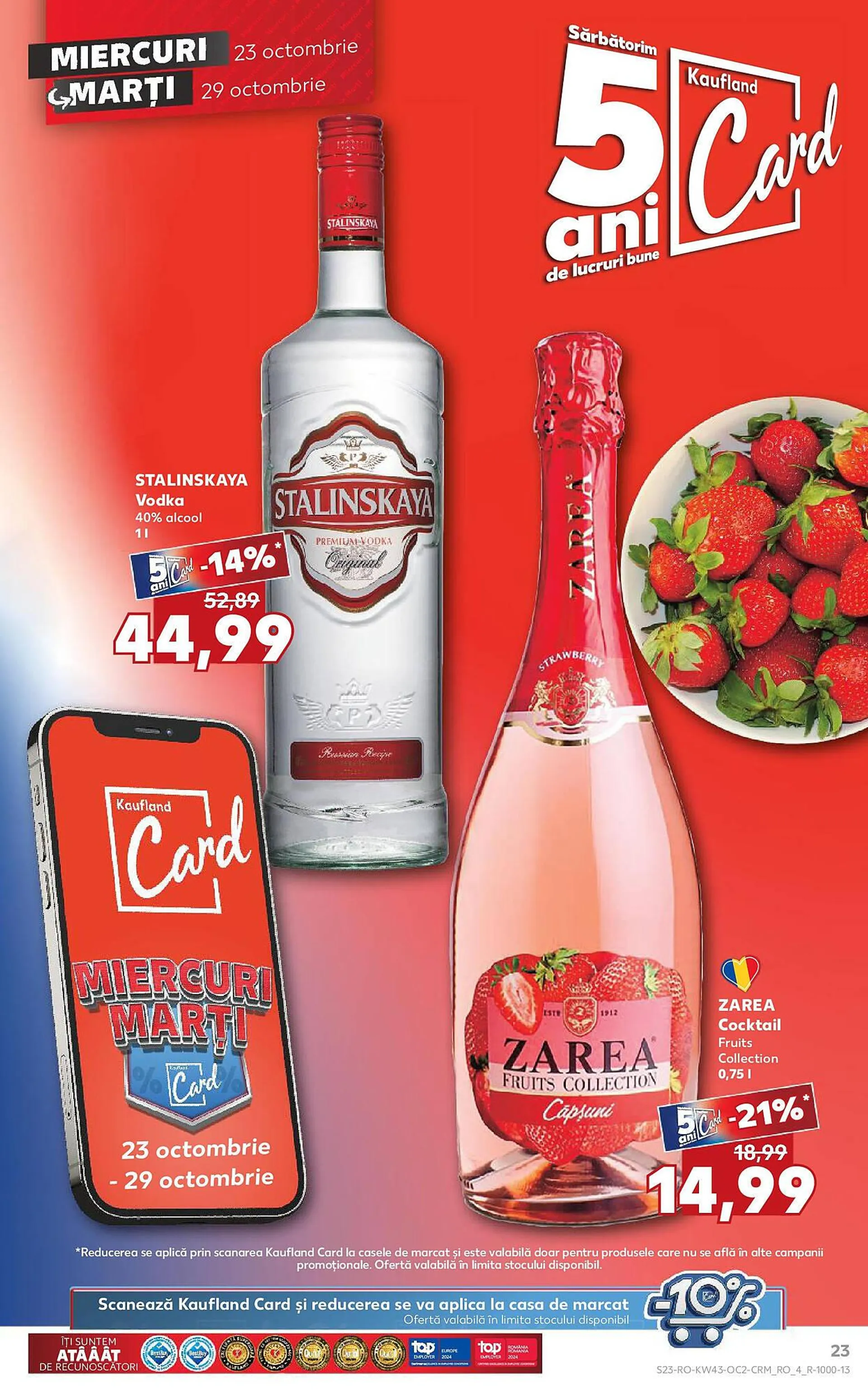 Catalog Catalog Kaufland de la 23 octombrie până la 29 octombrie 2024 - Revista Pagina 23