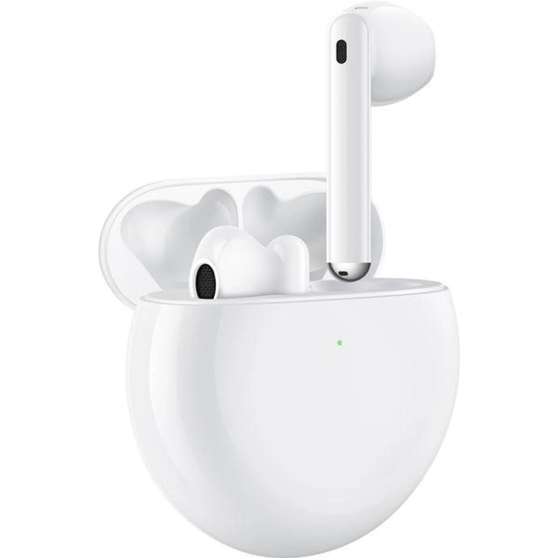 Casti HUAWEI FreeBuds 4E, True wireless, Bluetooth, In-ear, Microfon, Noise Cancelling, Ceramic White