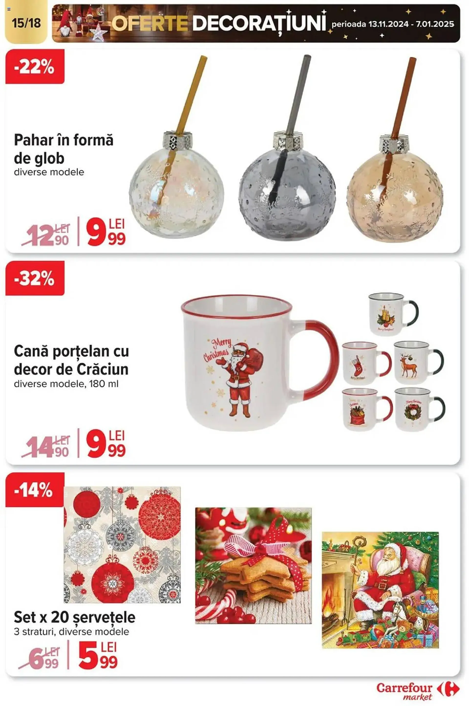 Catalog Catalog Carrefour Market de la 27 decembrie până la 7 ianuarie 2025 - Revista Pagina 15