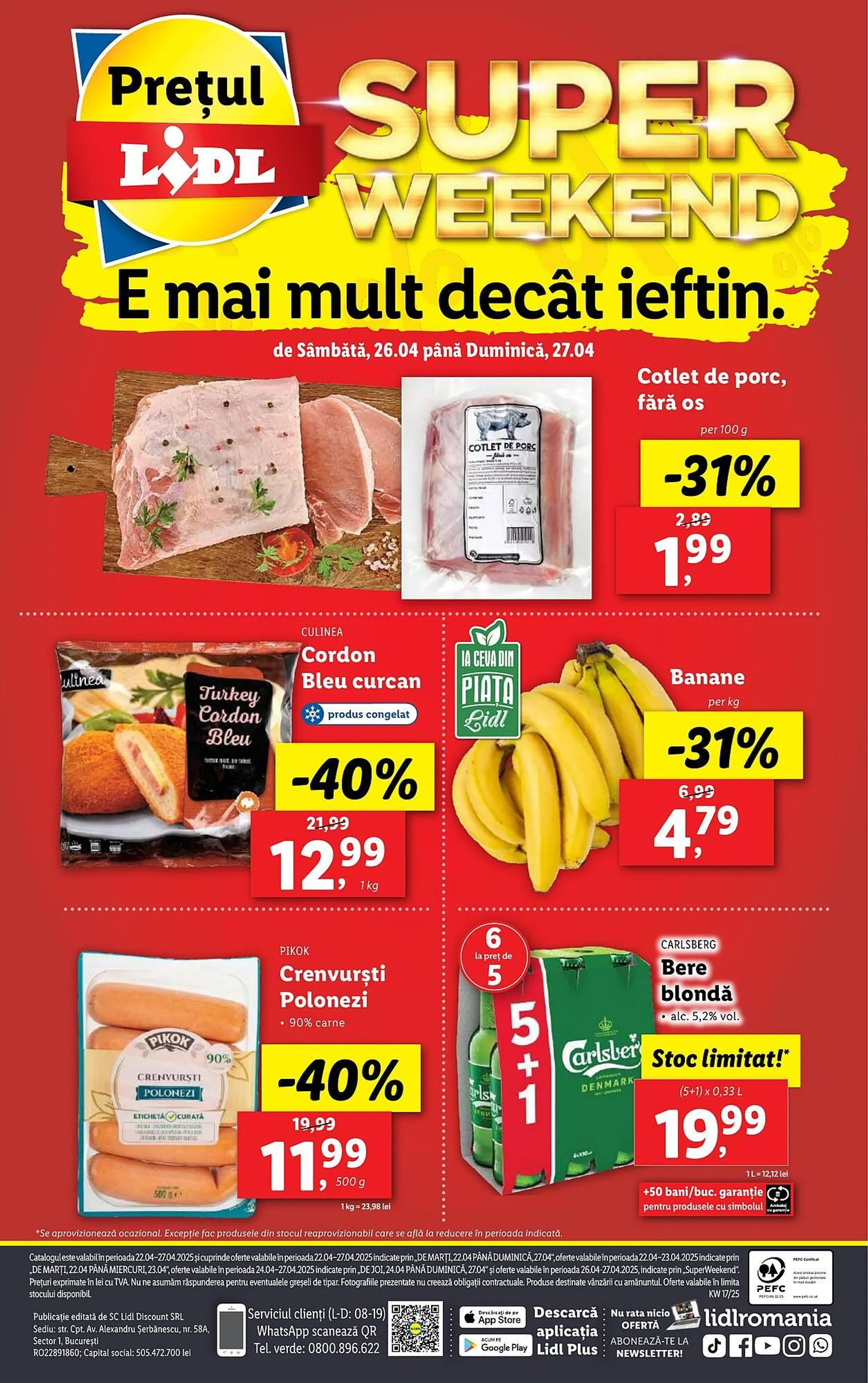 Catalog Catalog Lidl de la 22 aprilie până la 27 aprilie 2025 - Revista Pagina 86