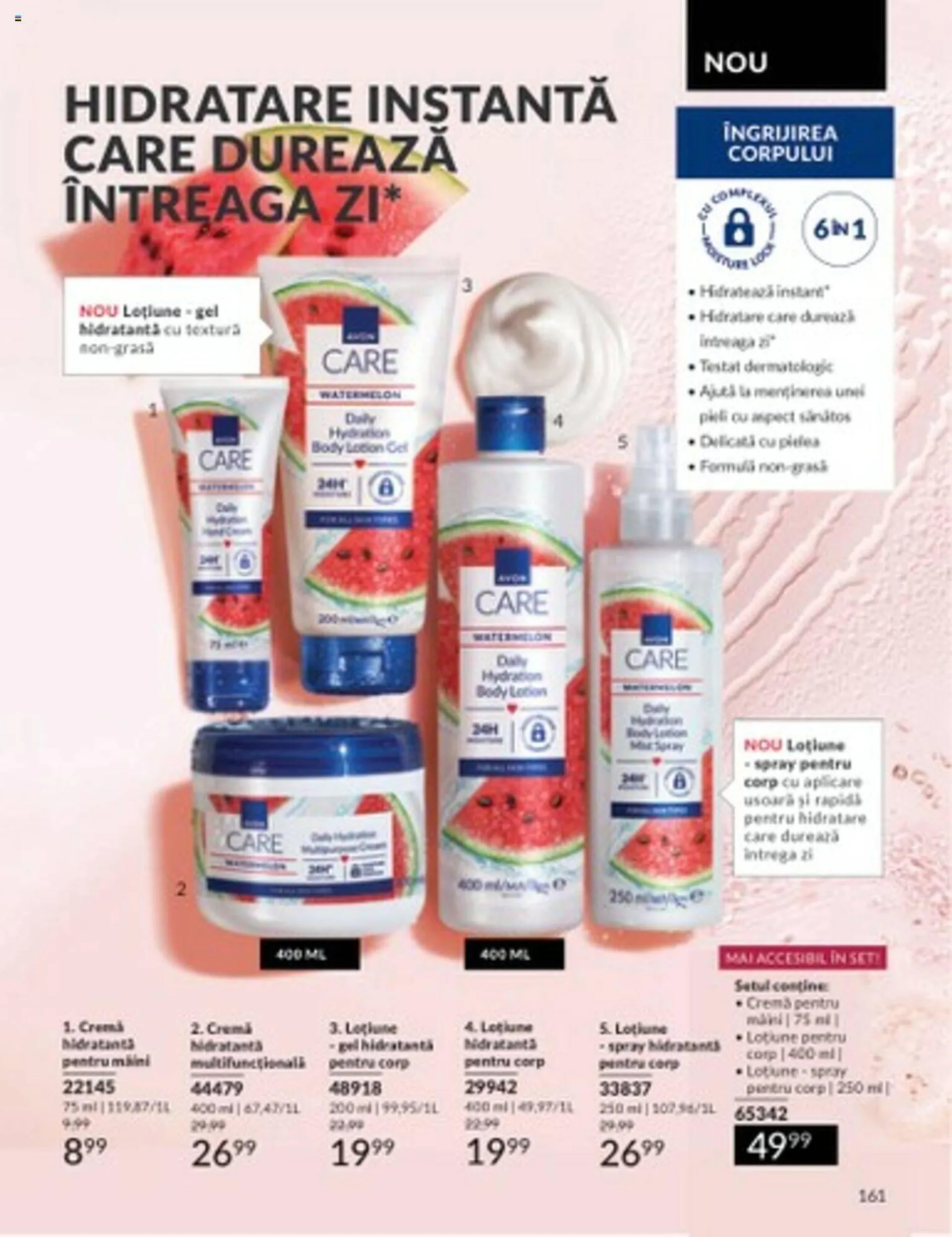 Catalog Avon catalog de la 1 iulie până la 31 iulie 2024 - Revista Pagina 161