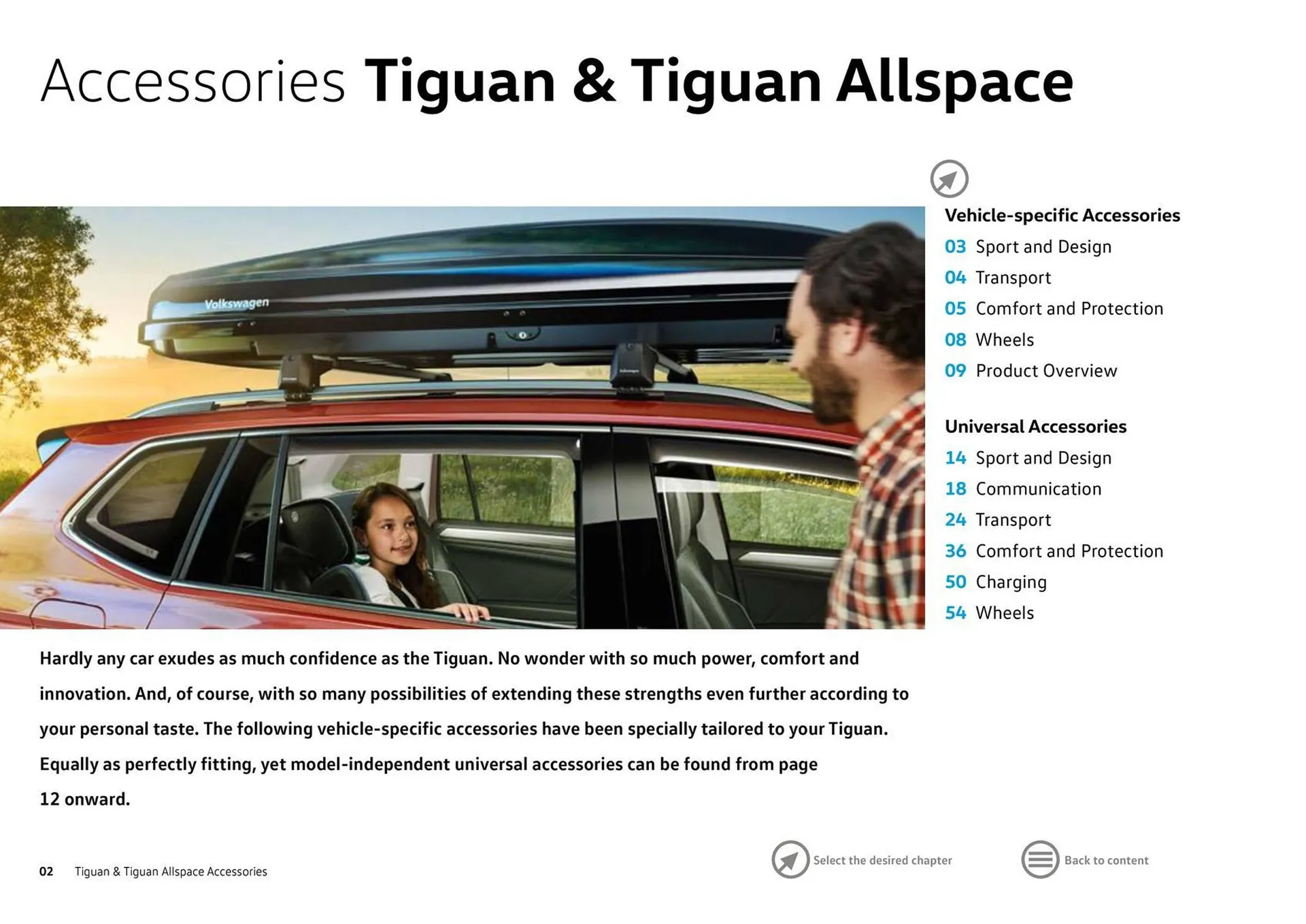Volkswagen Accessories For The Tiguan & Tiguan Allspace catalog - 2