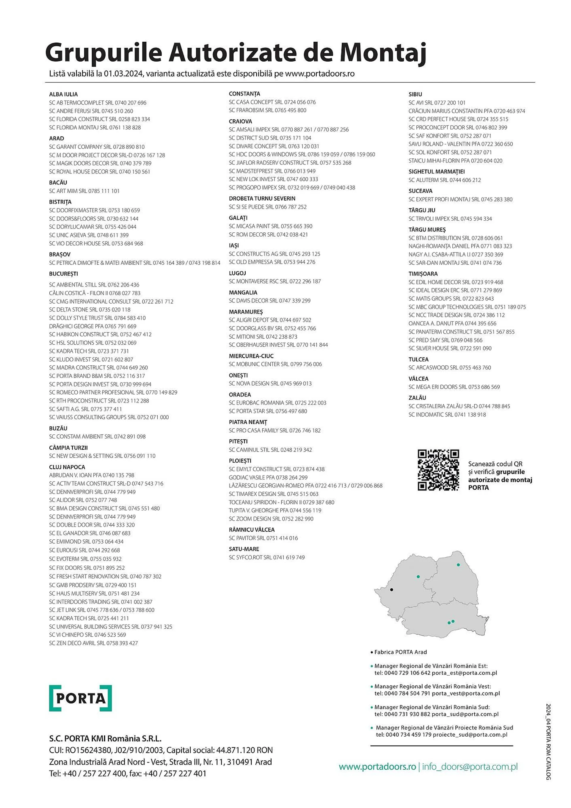 Catalog Сatalog Usi 365  de la 31 iulie până la 31 decembrie 2024 - Revista Pagina 256