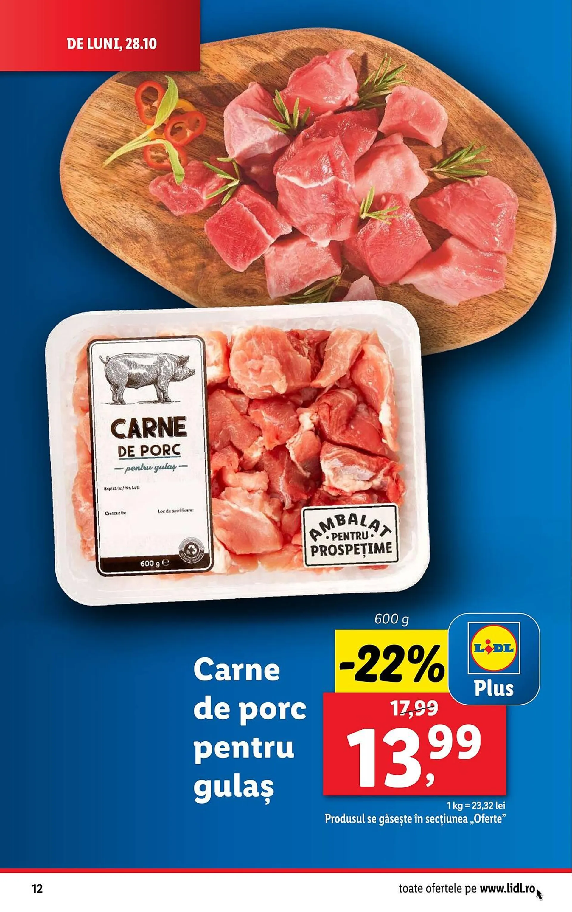 Catalog Catalog Lidl de la 28 octombrie până la 3 noiembrie 2024 - Revista Pagina 12