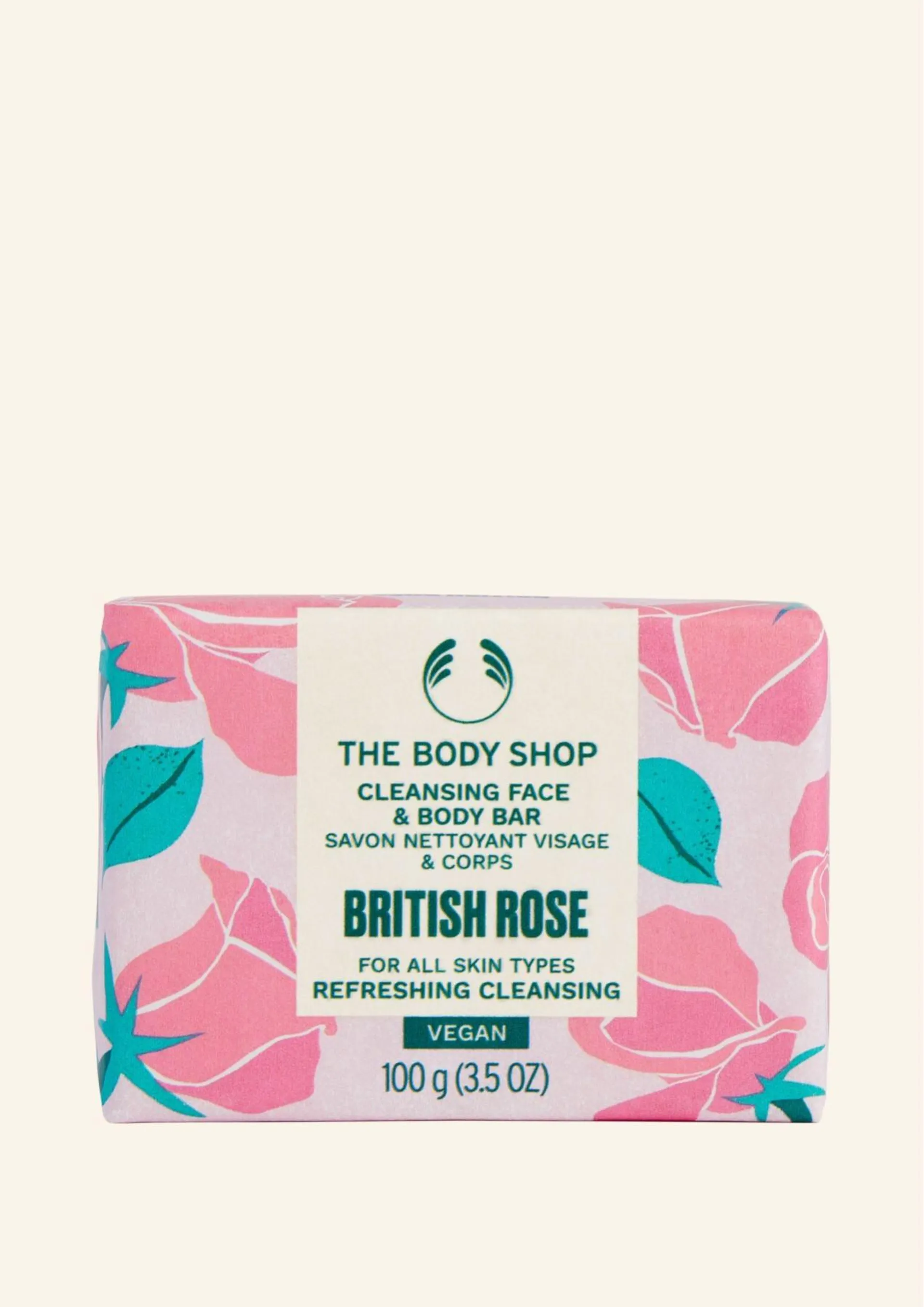 Sapun pentru fata si corp British Rose 100 g