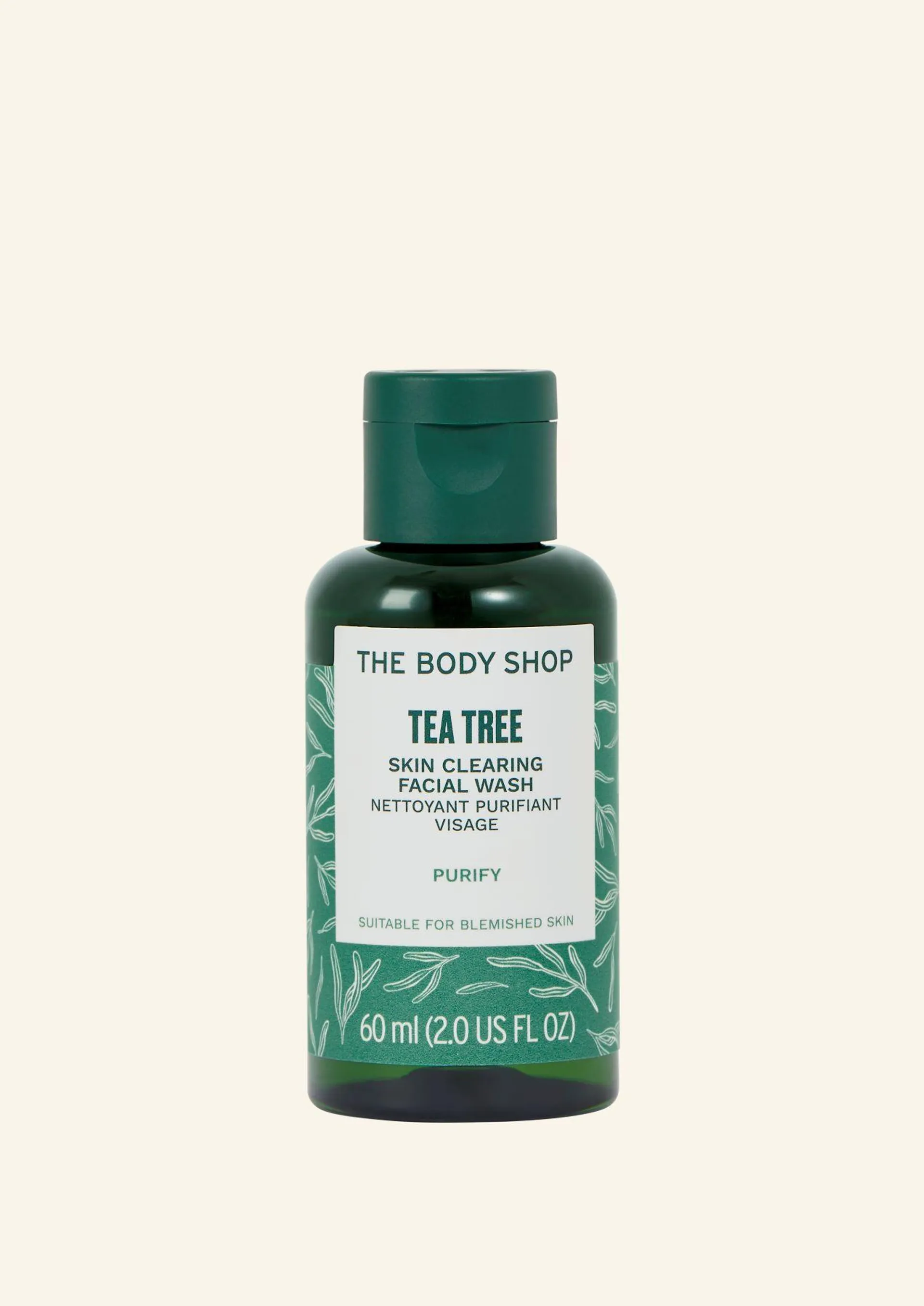 Lotiune pentru spalat tenul Tea Tree 60 ml