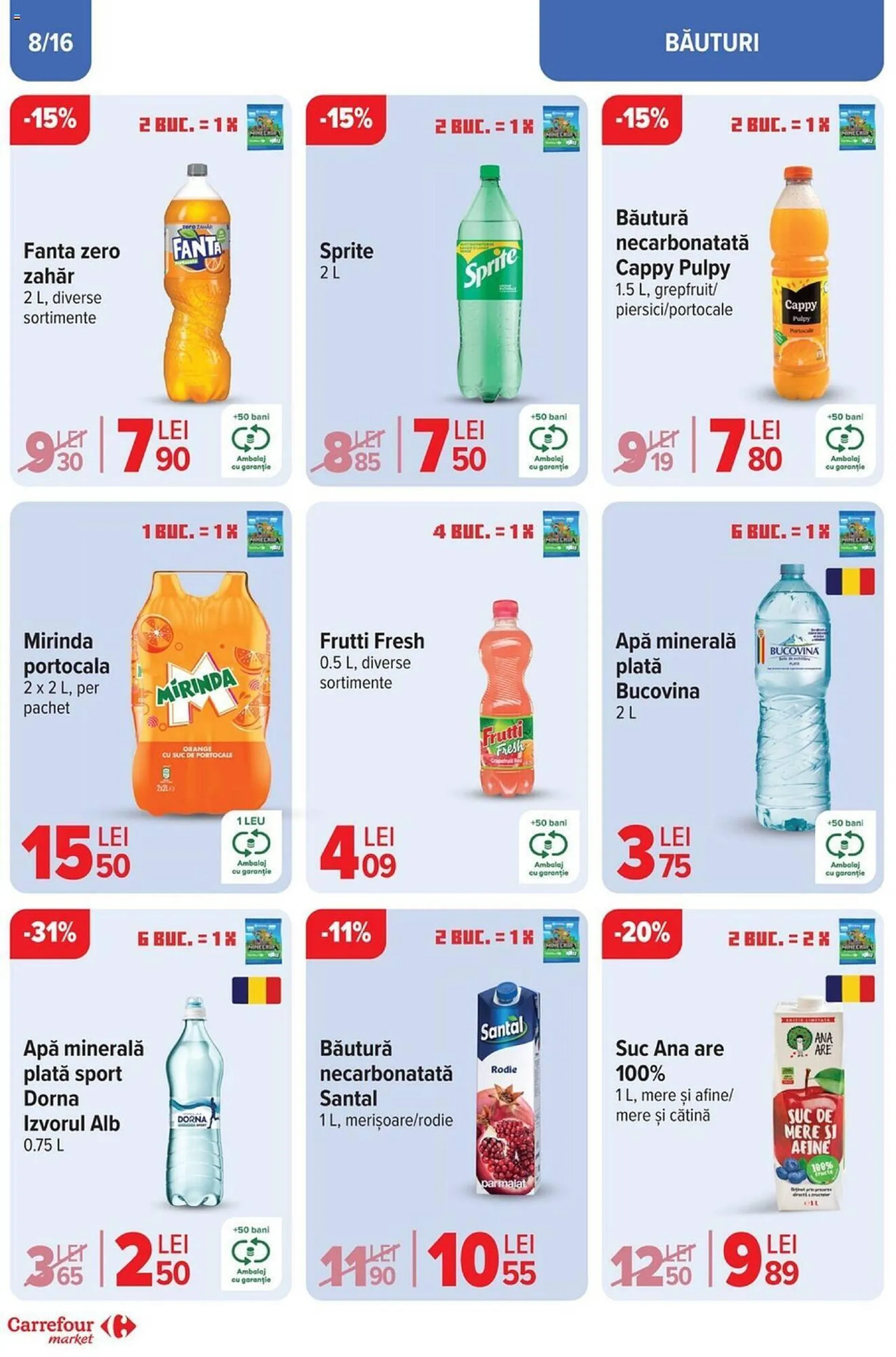 Catalog Catalog Carrefour Market de la 2 octombrie până la 15 octombrie 2024 - Revista Pagina 8