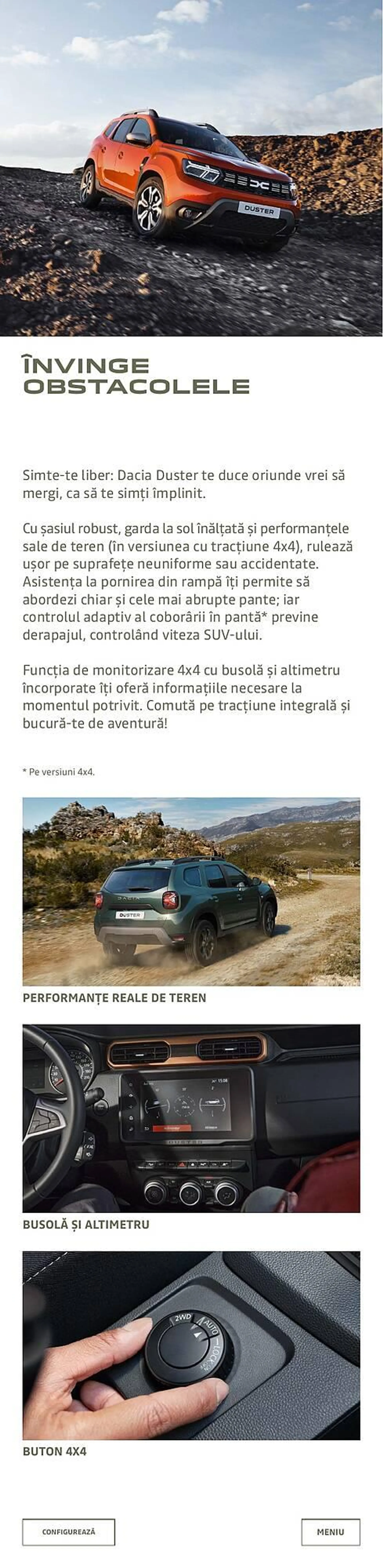 Catalog Catalog Dacia Duster de la 9 decembrie până la 8 decembrie 2024 - Revista Pagina 6