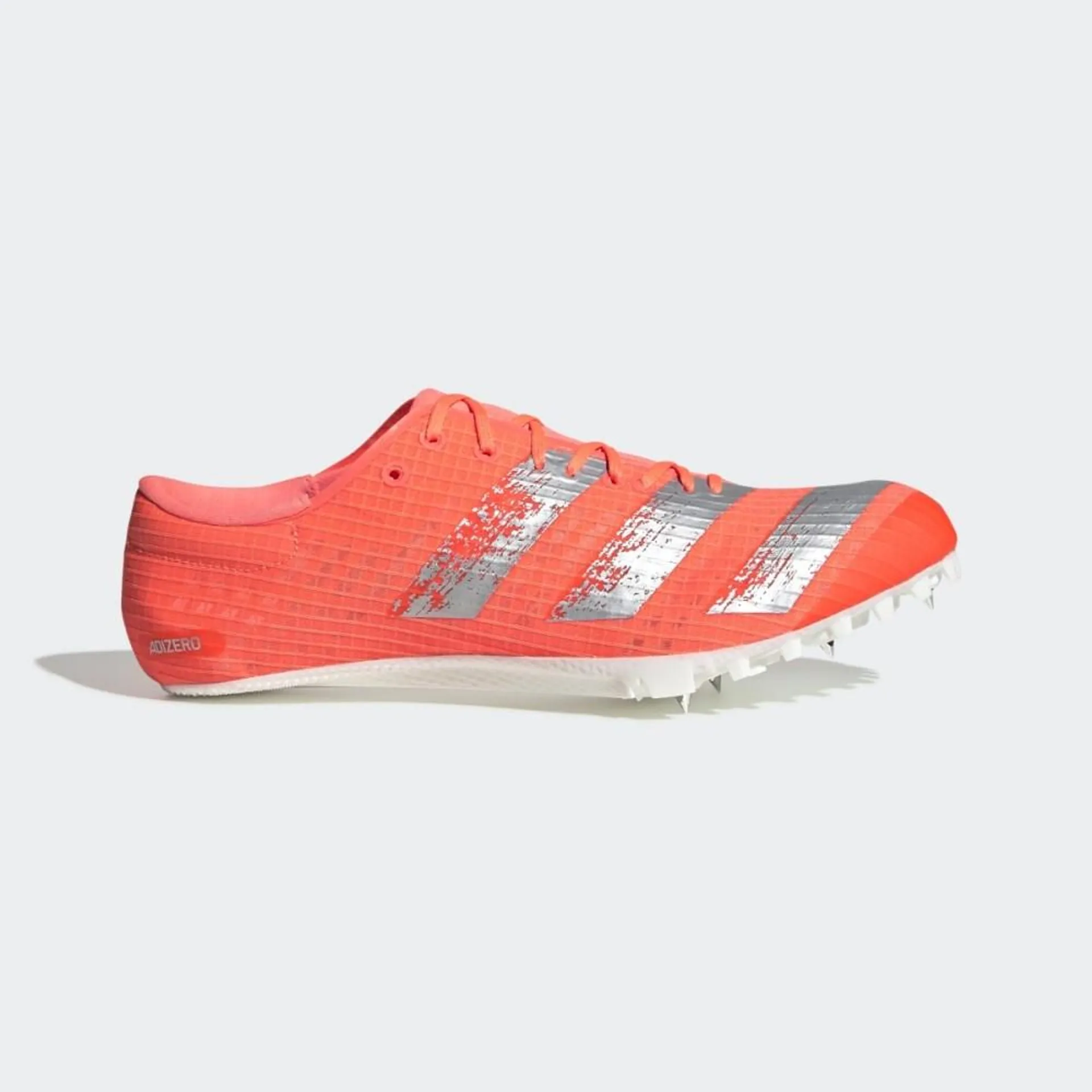 Adidasi Alergare Dama Adidas Adizero Finesse Spikes Corai/Argintii Metal/Albi