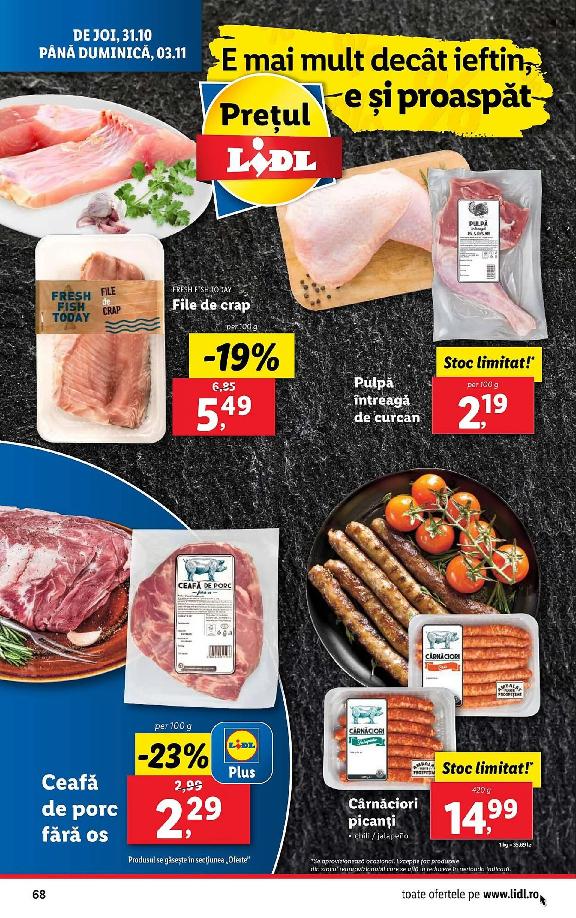 Catalog Catalog Lidl de la 28 octombrie până la 3 noiembrie 2024 - Revista Pagina 68