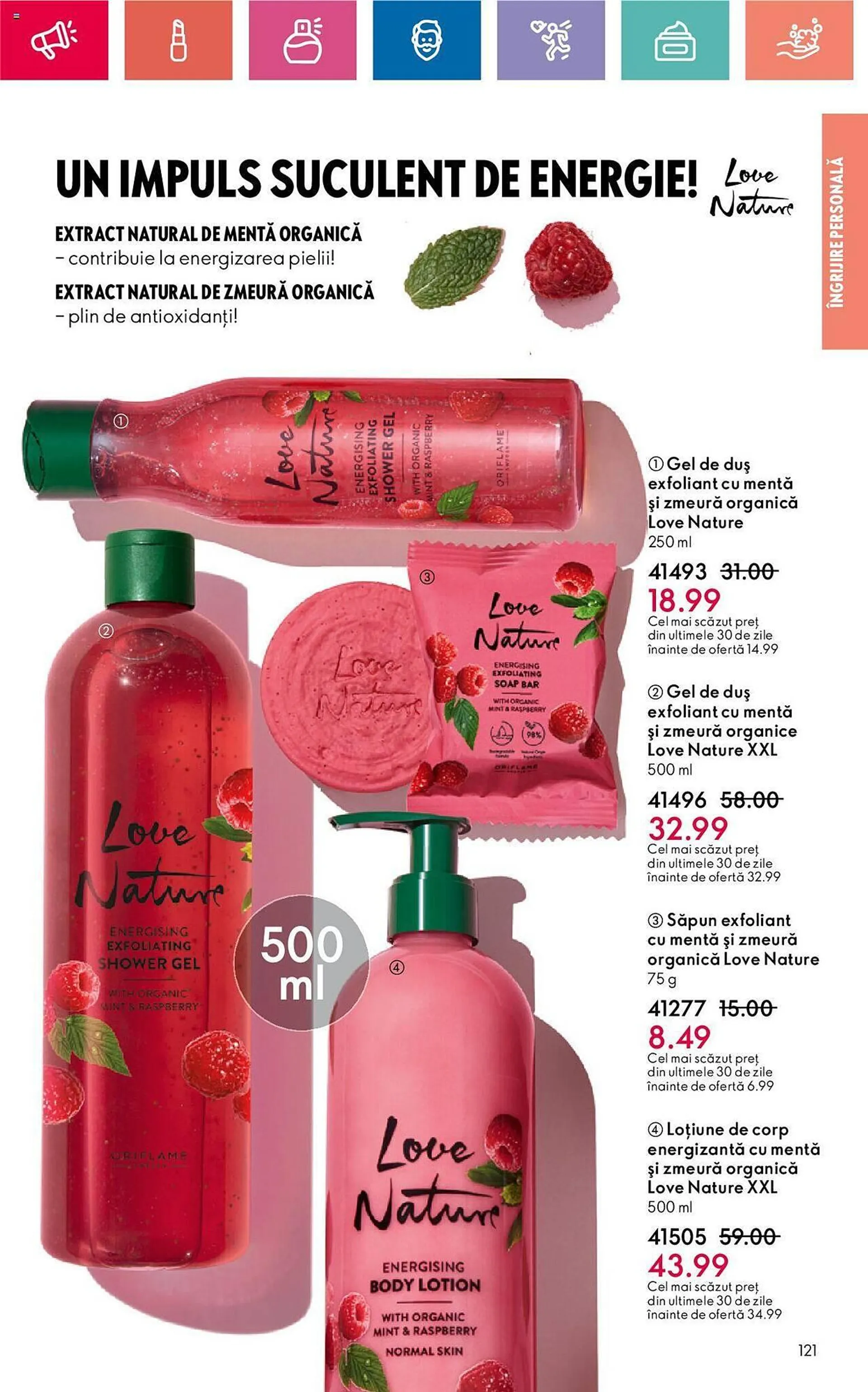 Catalog Oriflame catalog de la 9 iulie până la 29 iulie 2024 - Revista Pagina 120