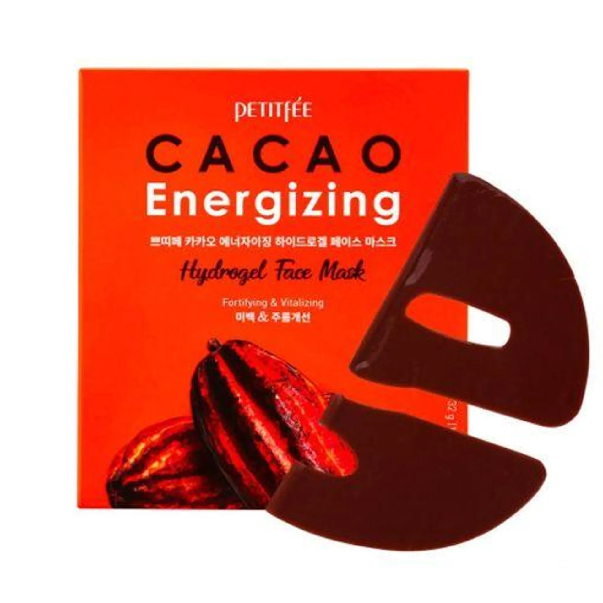 Masca de hidrogel energizanta cu cacao Petitfee