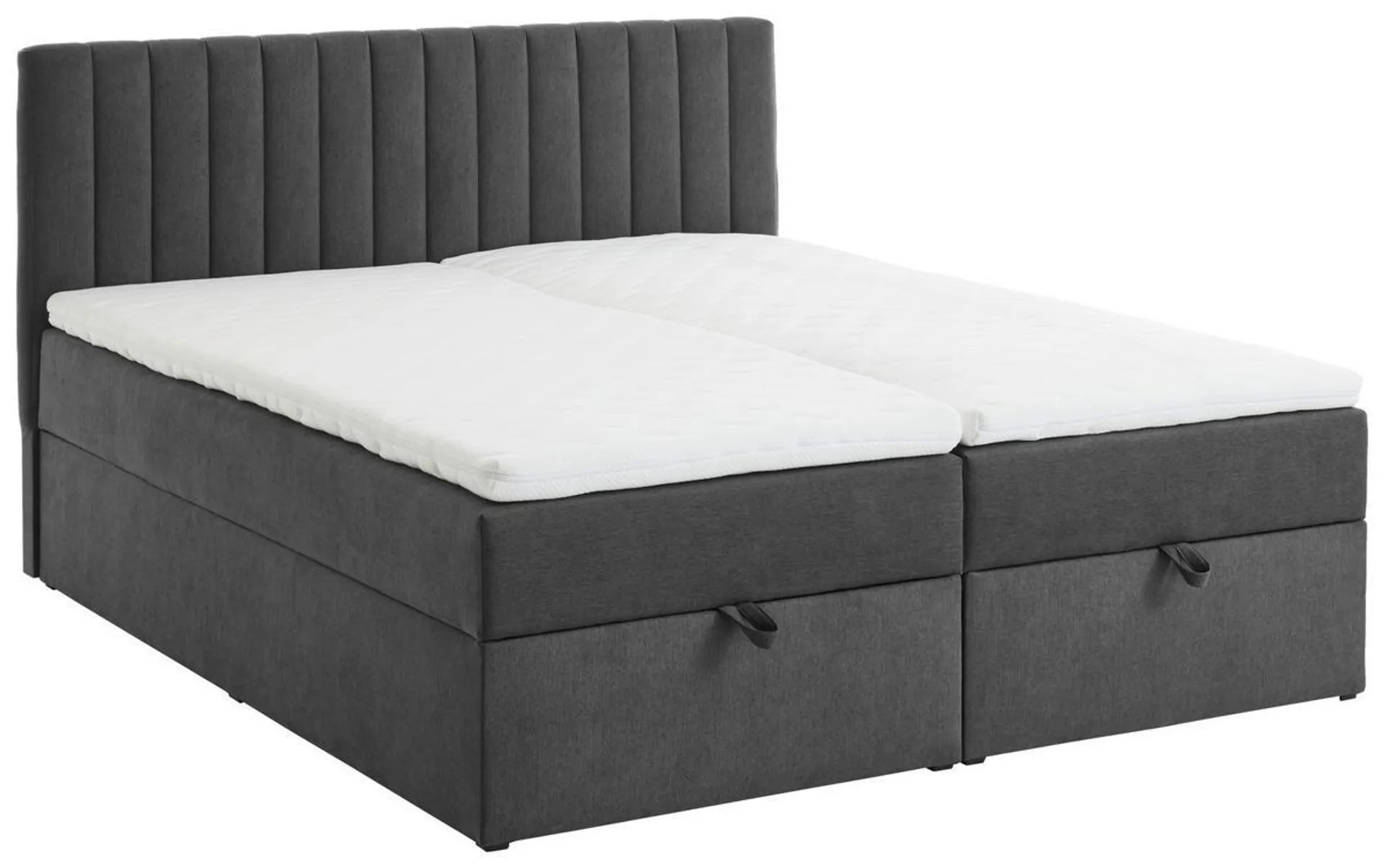 TIP BOXSPRING FĂRĂ ARCURI 160/200 cm gri